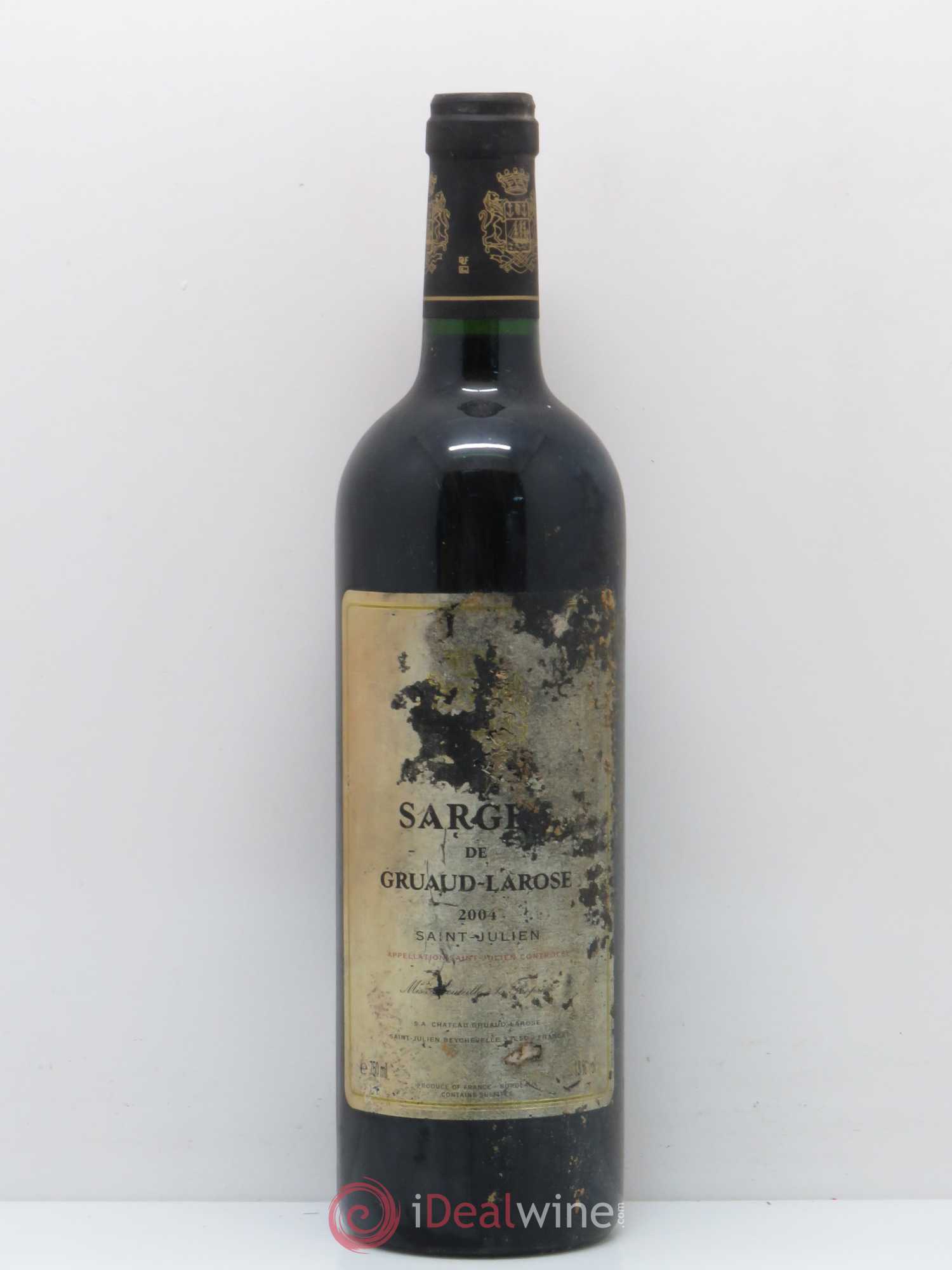 Sarget de Gruaud Larose Second Vin 2004 - Lot de 1 bouteille - 0