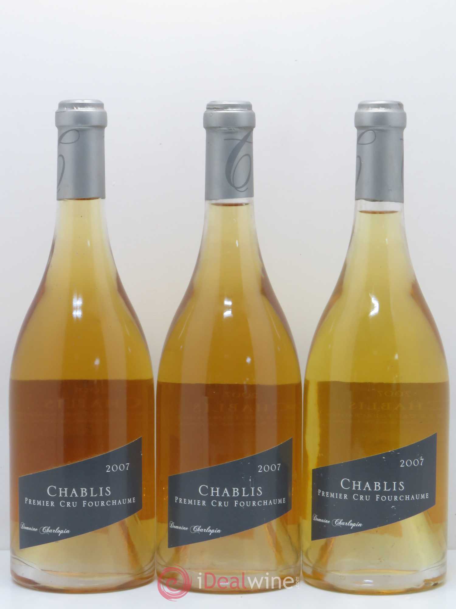 Chablis 1er Cru Fourchaume Domaine Philippe Charloppin 2007 - Posten von 3 Flaschen - 0