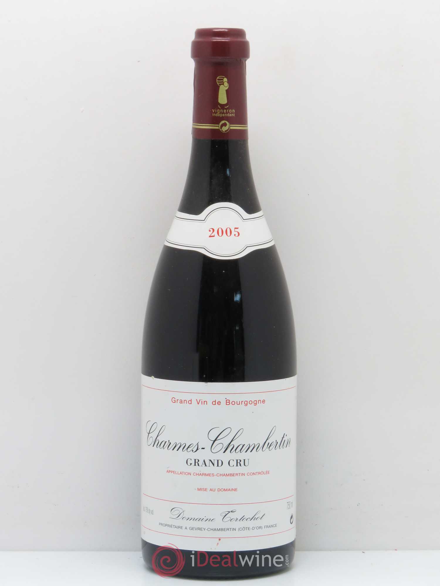 Charmes-Chambertin Grand Cru Tortochot (Domaine) 2005 - Lot de 1 bouteille - 0