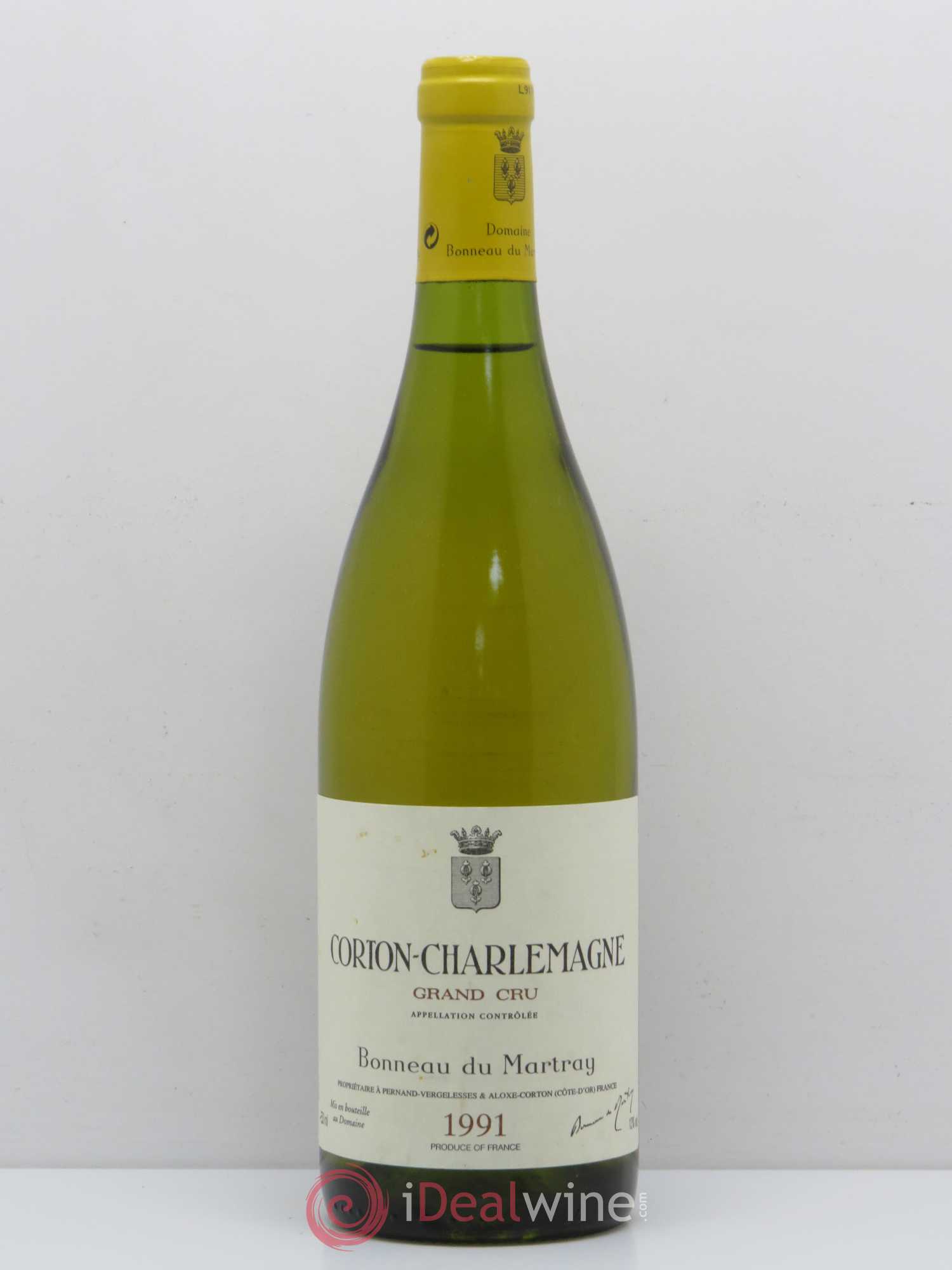 Corton-Charlemagne Grand Cru Bonneau du Martray (Domaine) 1991 - Lot de 1 bouteille - 0