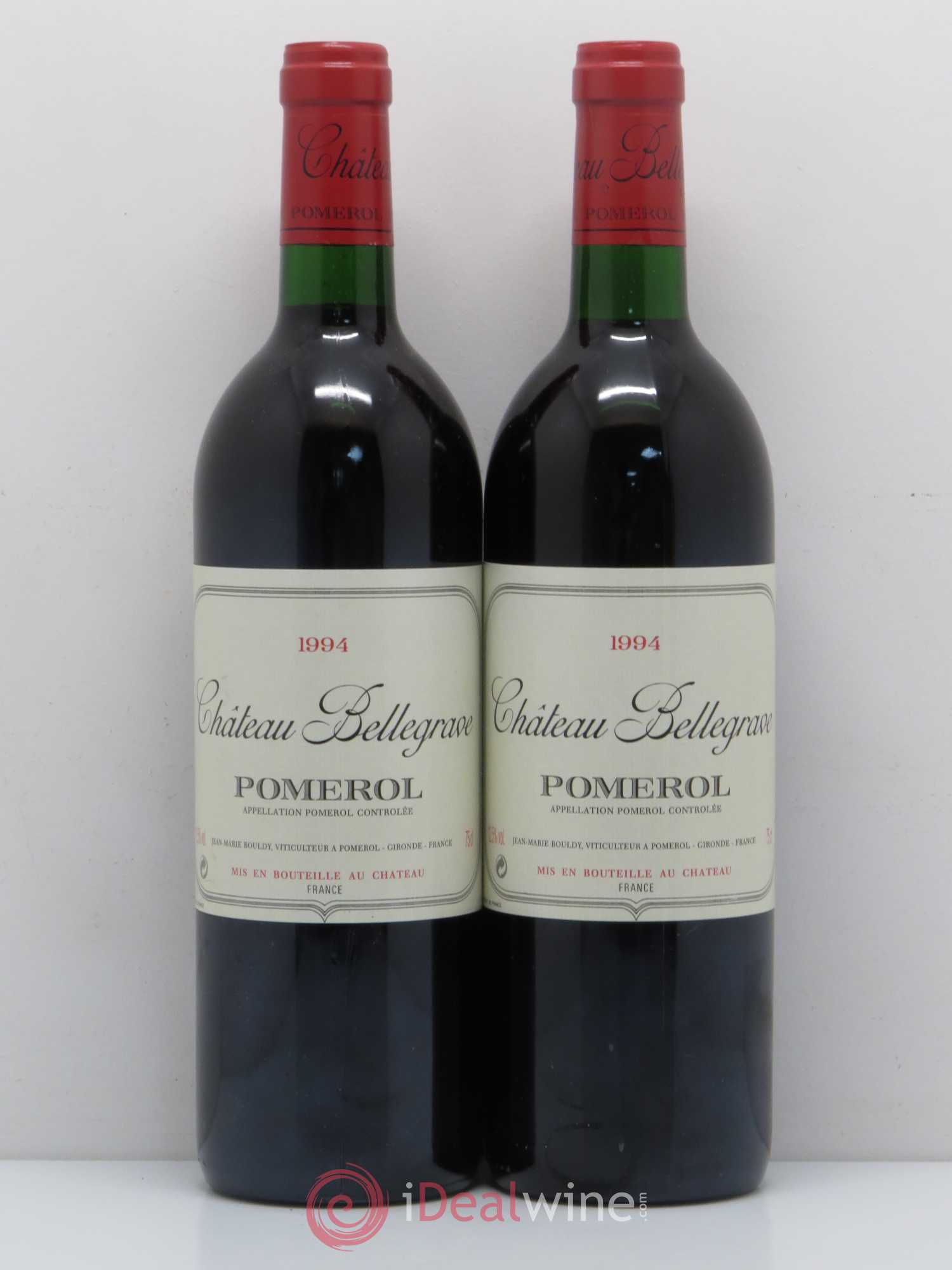 Château Bellegrave 1994 - Lot de 2 bouteilles - 0