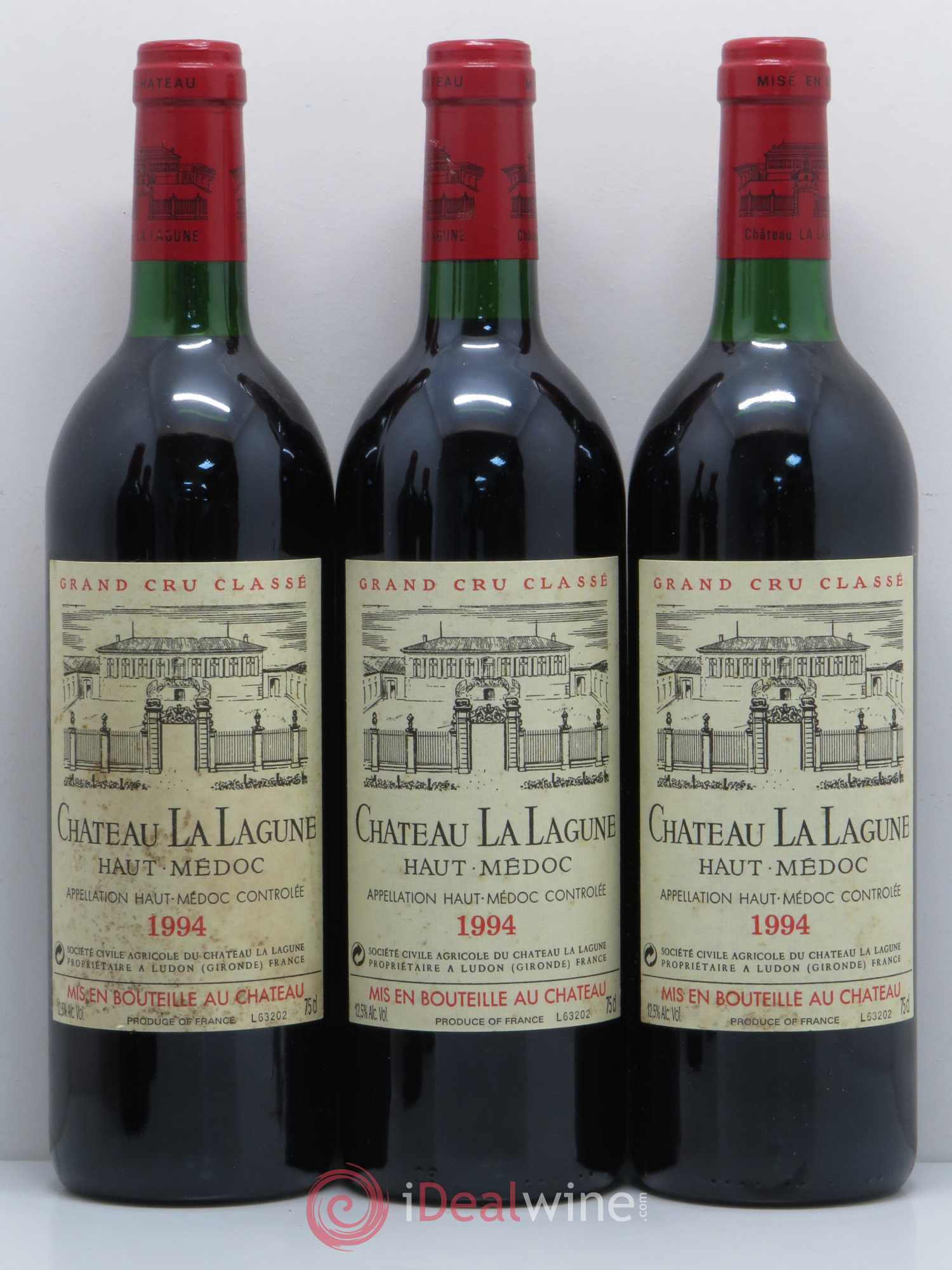 Château la Lagune 3ème Grand Cru Classé 1994 - Lot de 5 bouteilles - 1