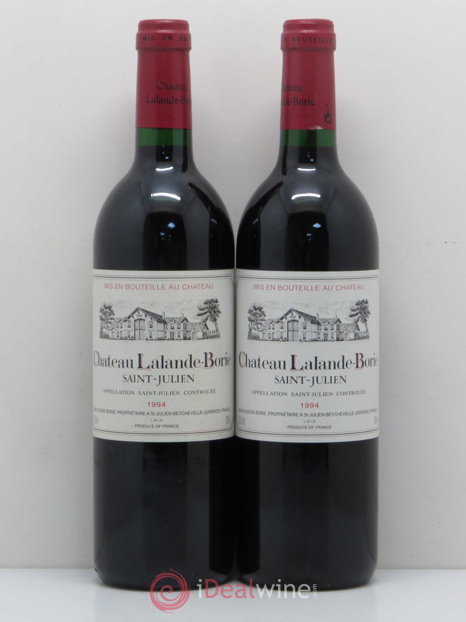Château Lalande Borie 1994 - Lot de 2 bouteilles - 0