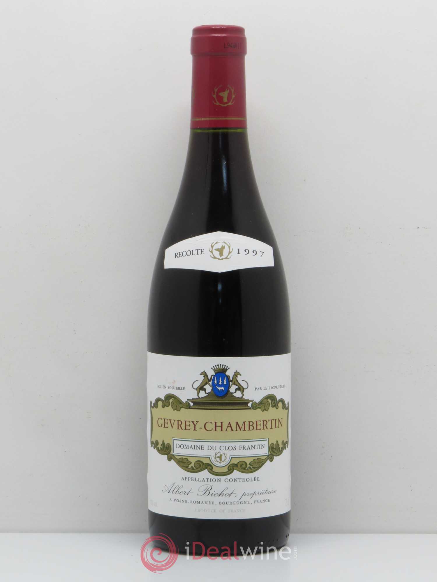 Gevrey-Chambertin Domaine du Clos Frantin Albert Bichot 1997 - Lot de 1 bouteille - 0