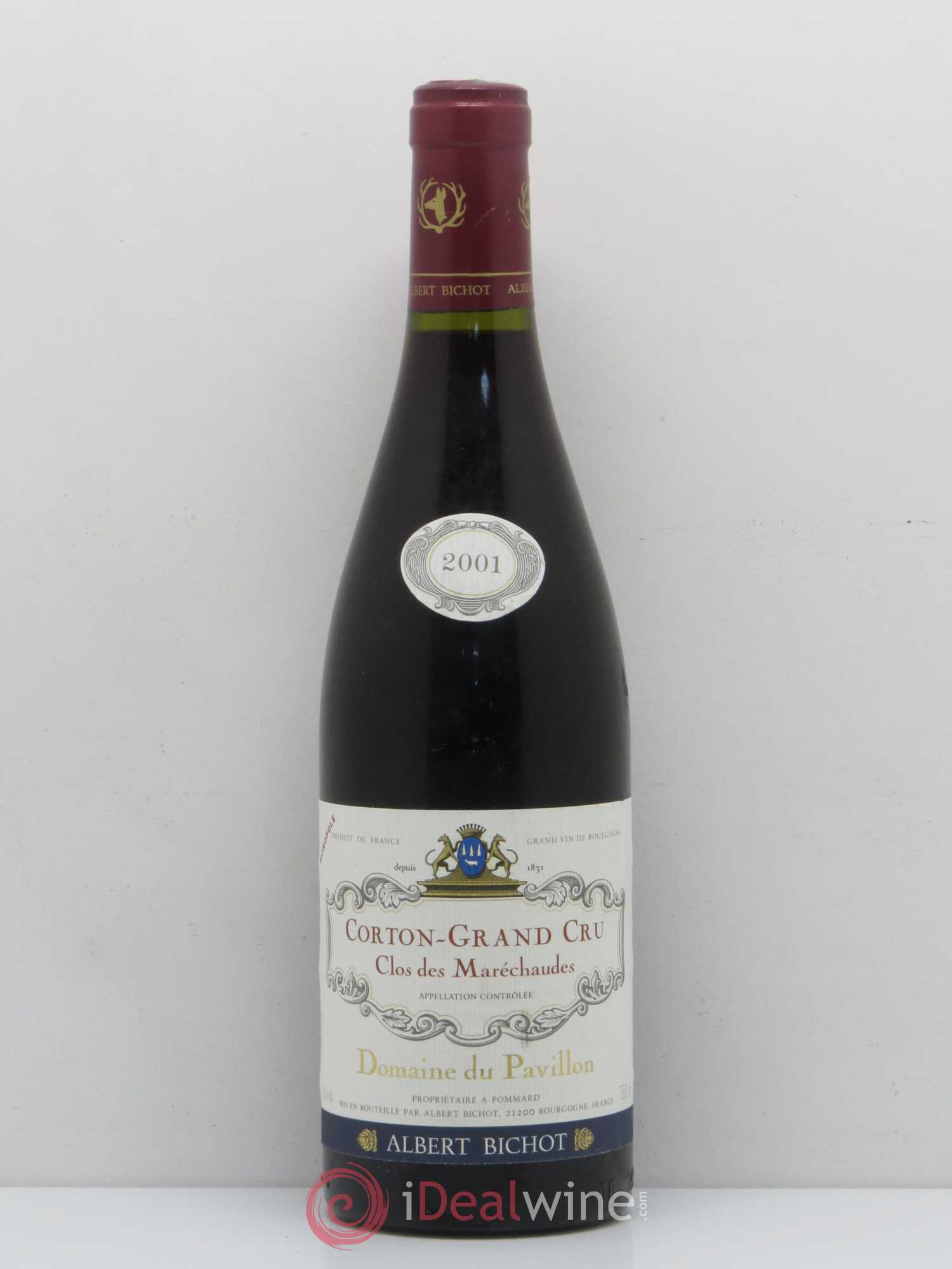 Corton Grand Cru Clos des marechaudes domaine du Pavillon 2001 - Posten von 1 Flasche - 0