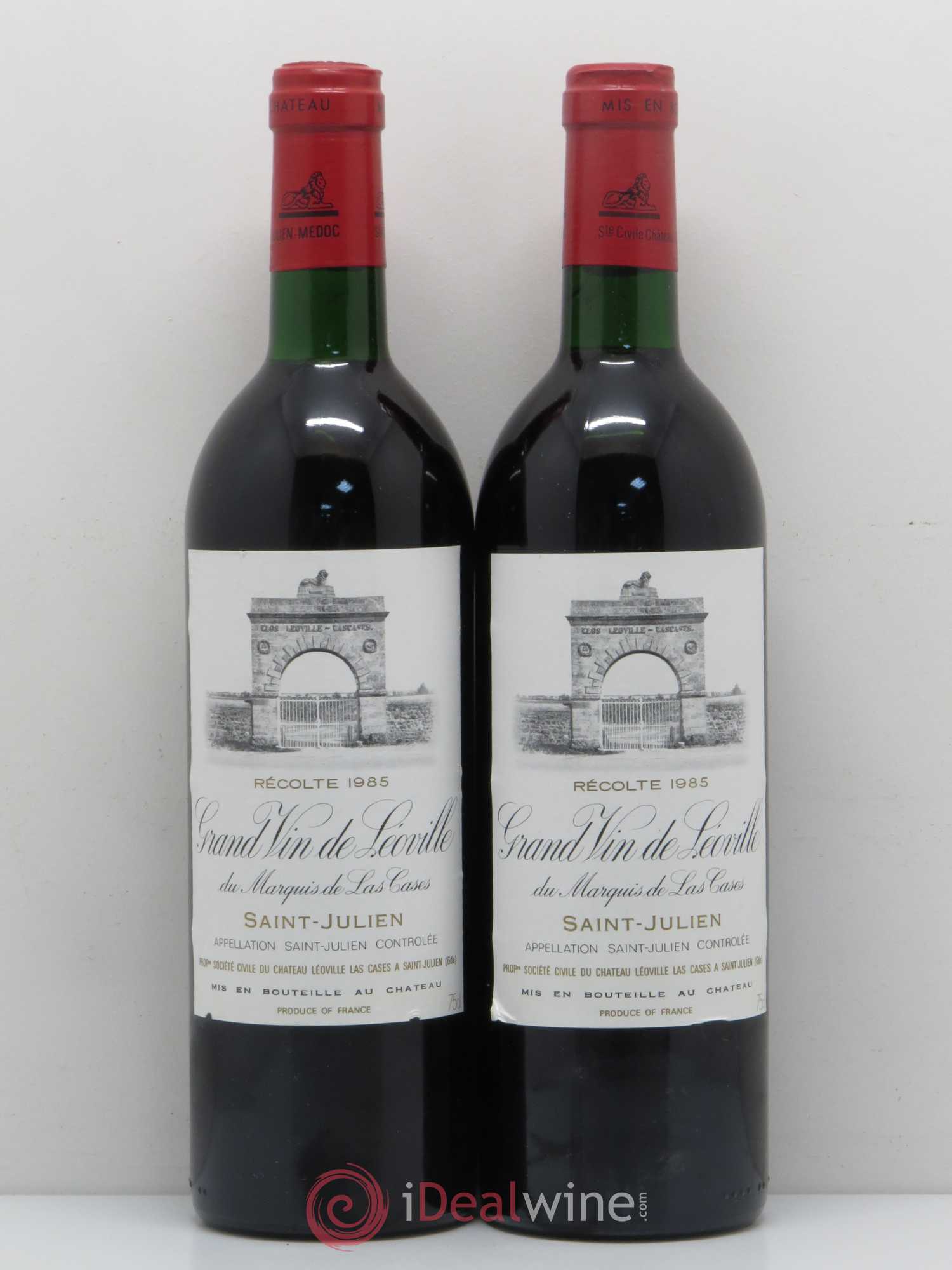 Château Léoville Las Cases 2ème Grand Cru Classé 1985 - Lot de 2 bouteilles - 0
