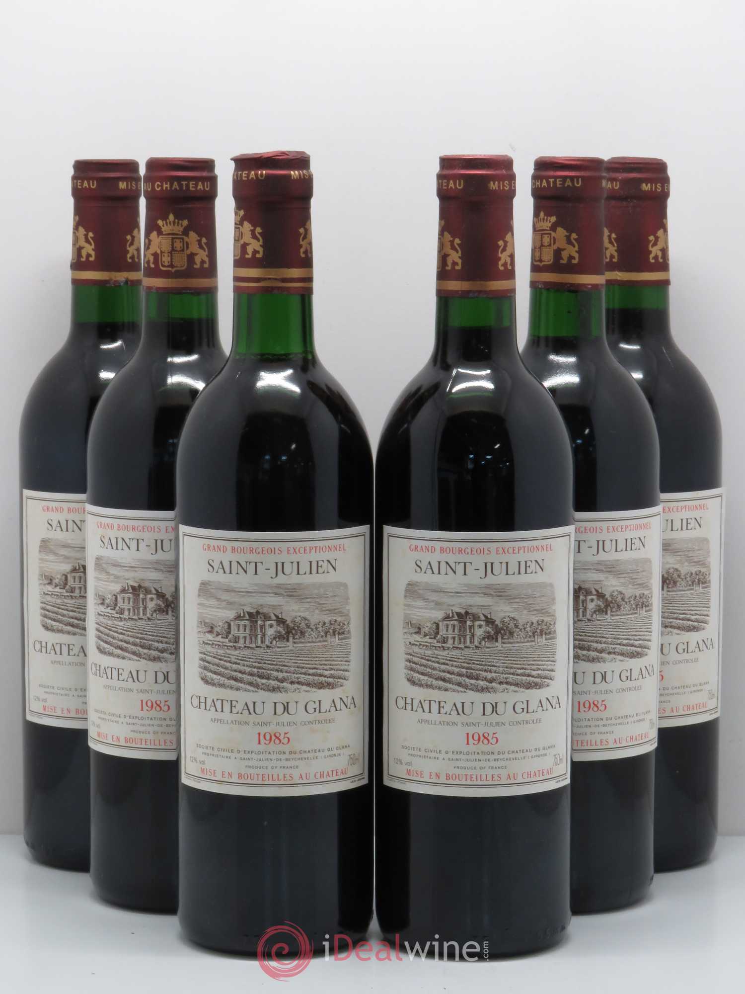 Château du Glana 1985 - Lot de 6 bouteilles - 0