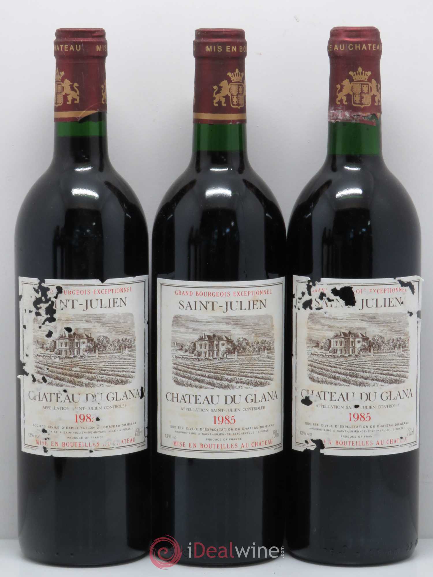 Château du Glana 1985 - Lot de 6 bouteilles - 2
