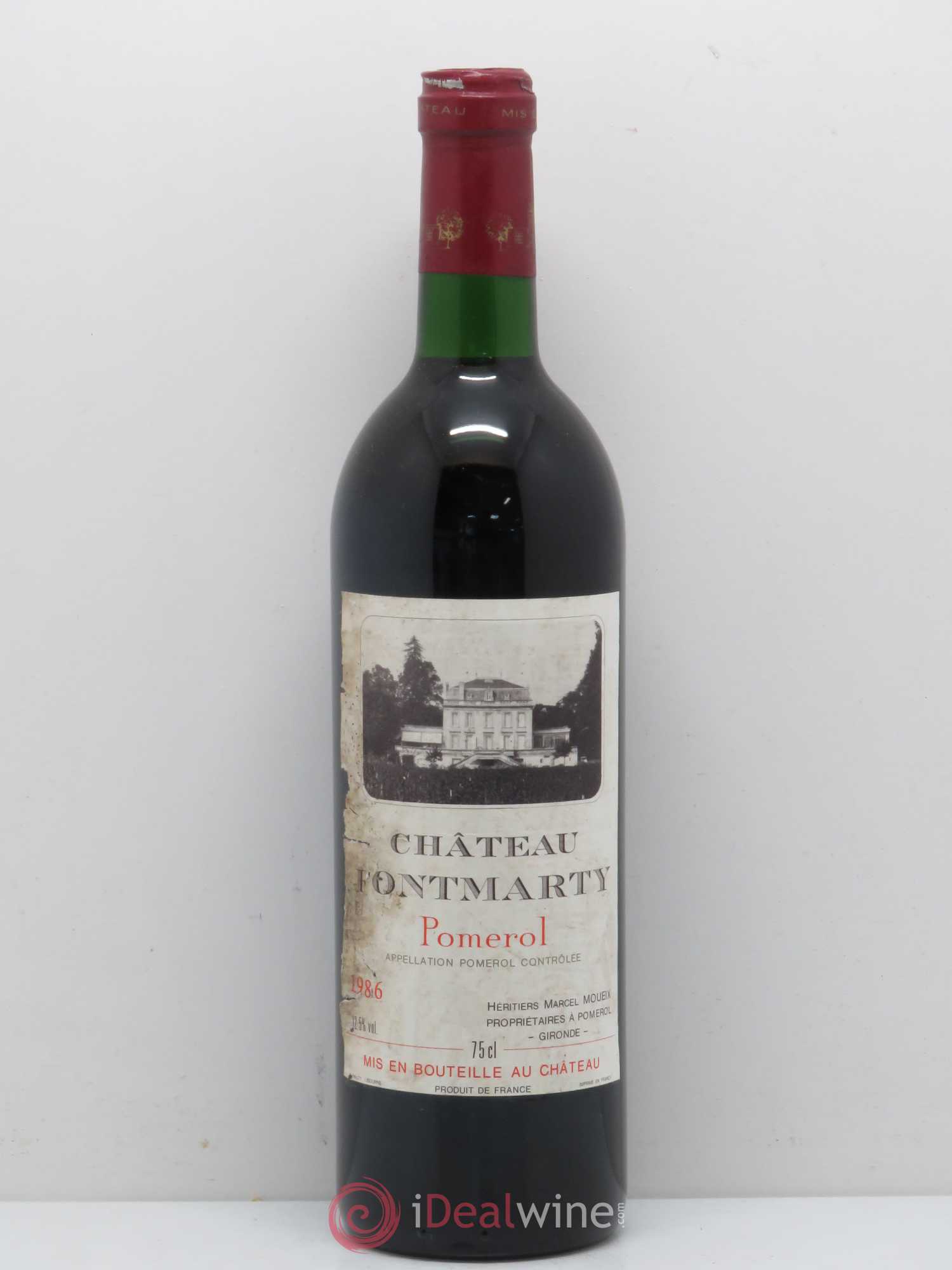 Bordeaux Château Fontmarty Taillefer 1986 - Posten von 1 Flasche - 0