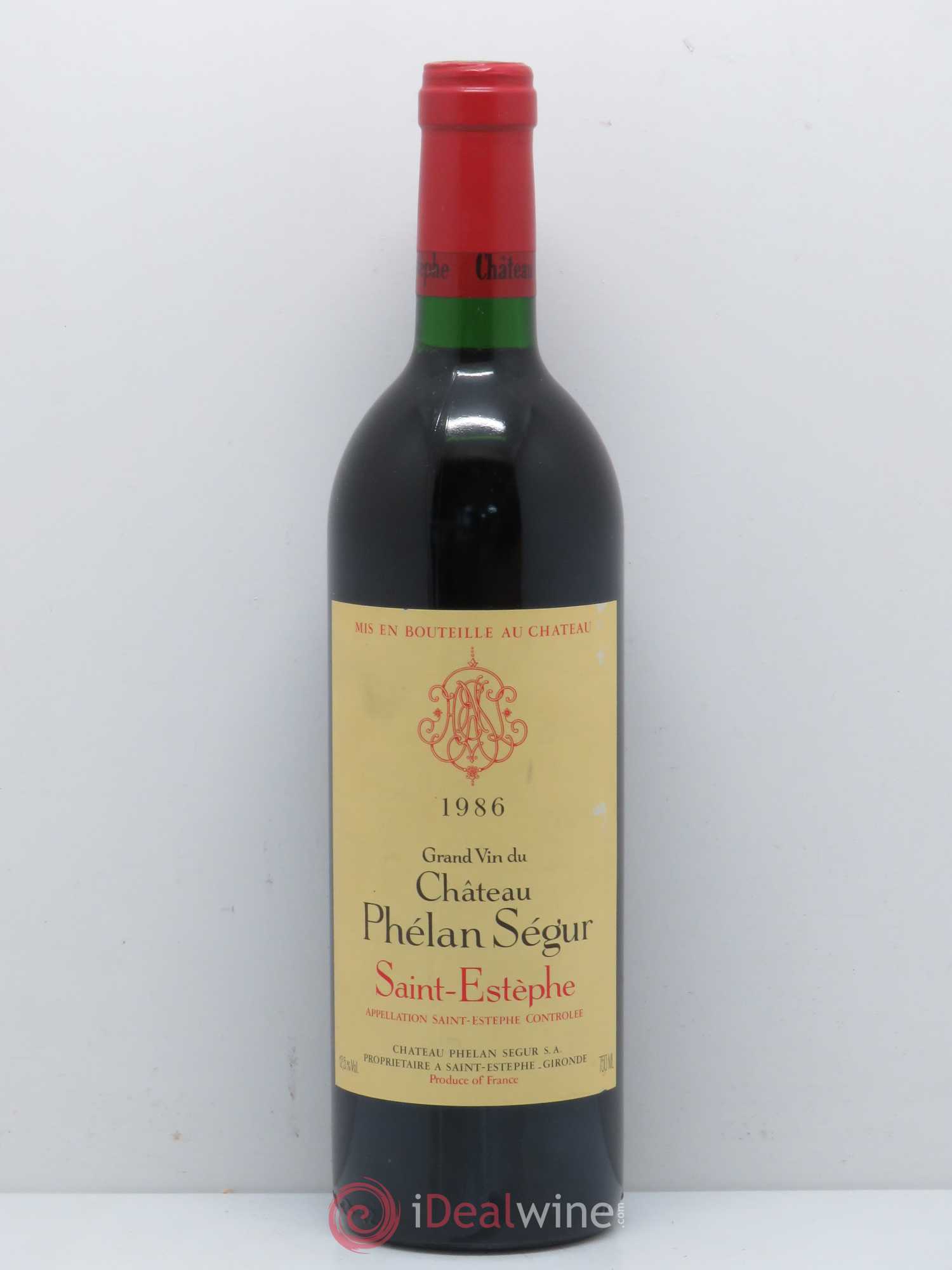 Château Phélan Ségur 1986 - Posten von 1 Flasche - 0