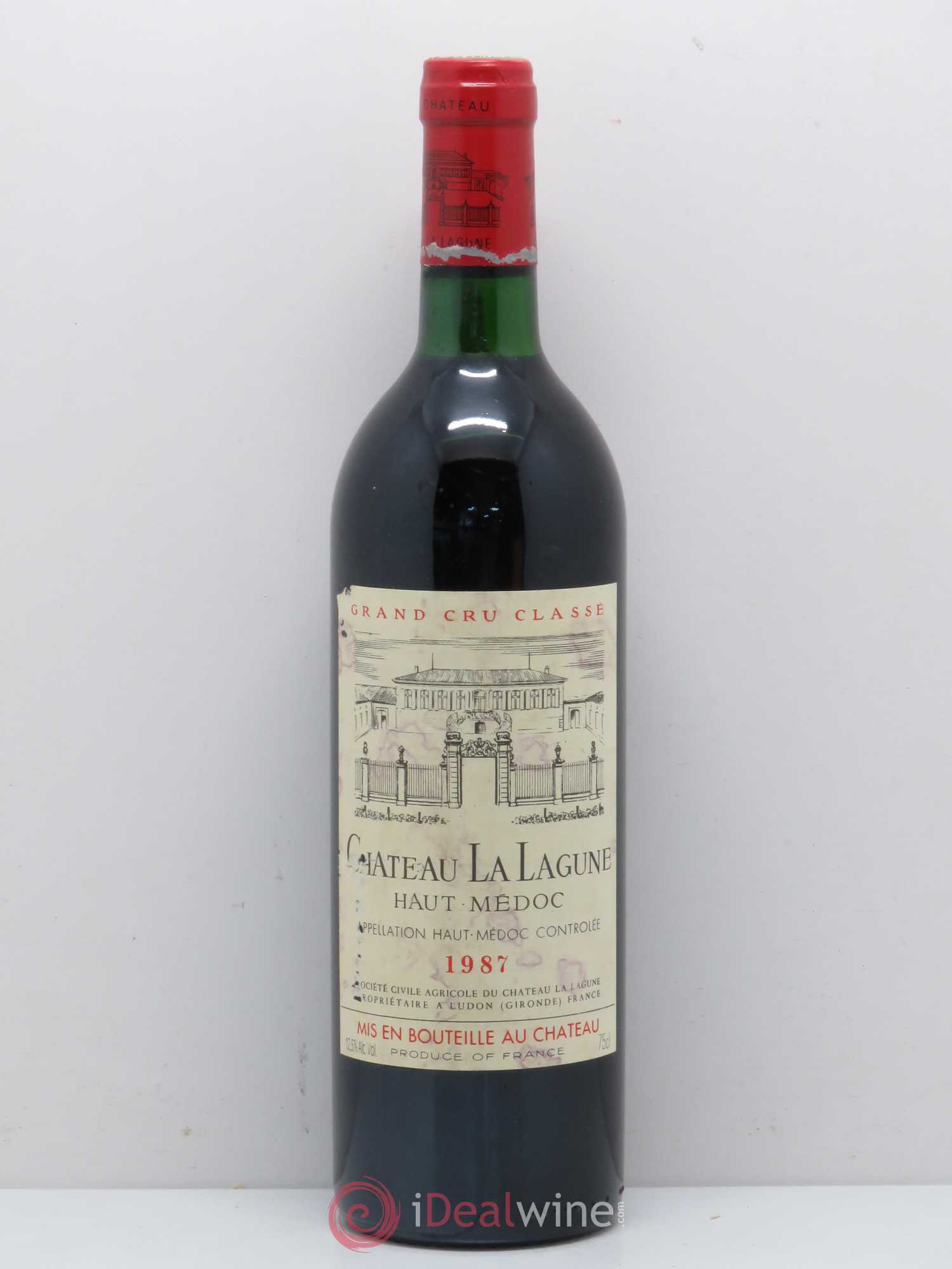 Château la Lagune 3ème Grand Cru Classé 1987 - Lot de 1 bouteille - 0
