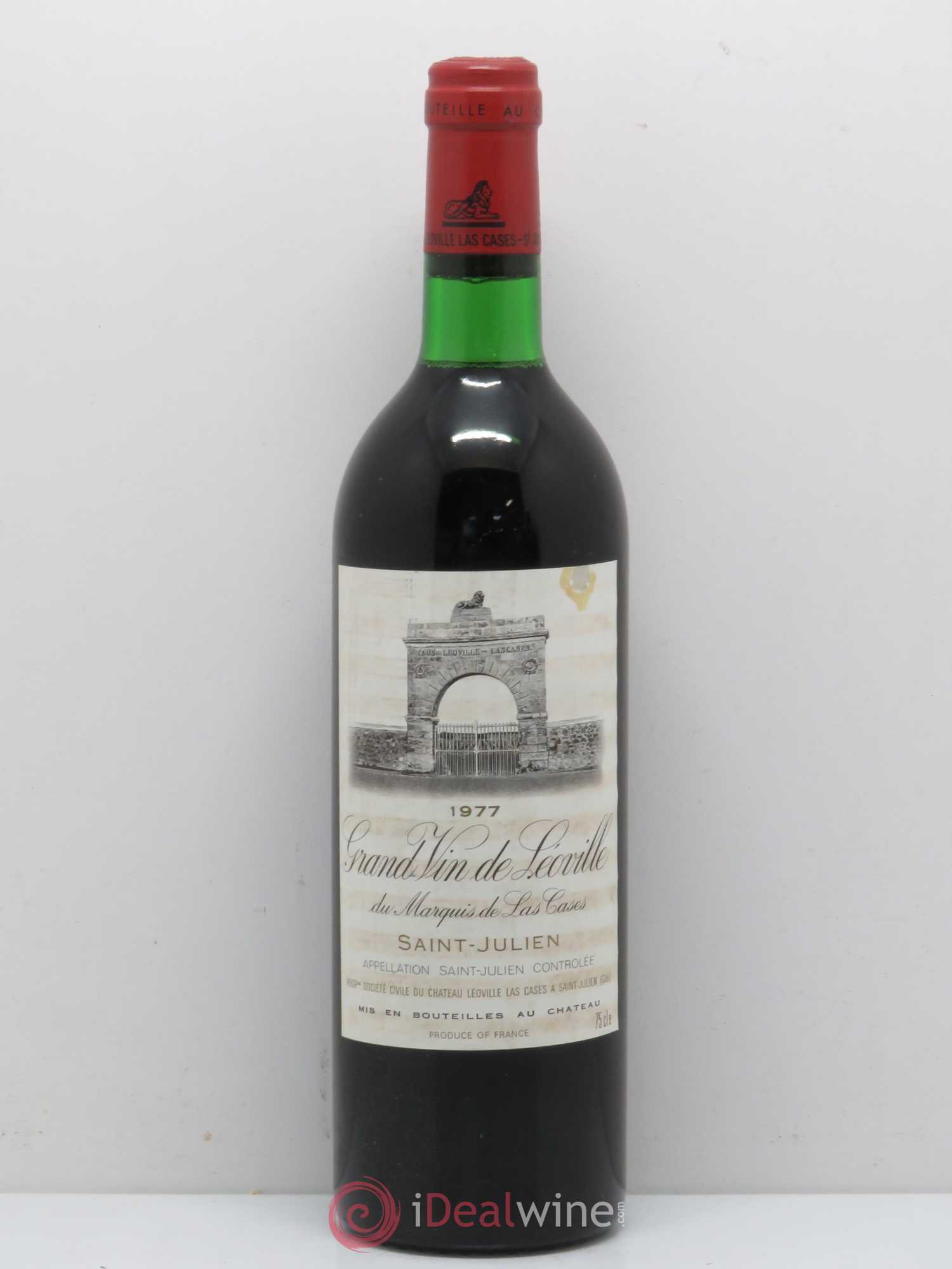 Château Léoville Las Cases 2ème Grand Cru Classé 1977 - Lot de 1 bouteille - 0