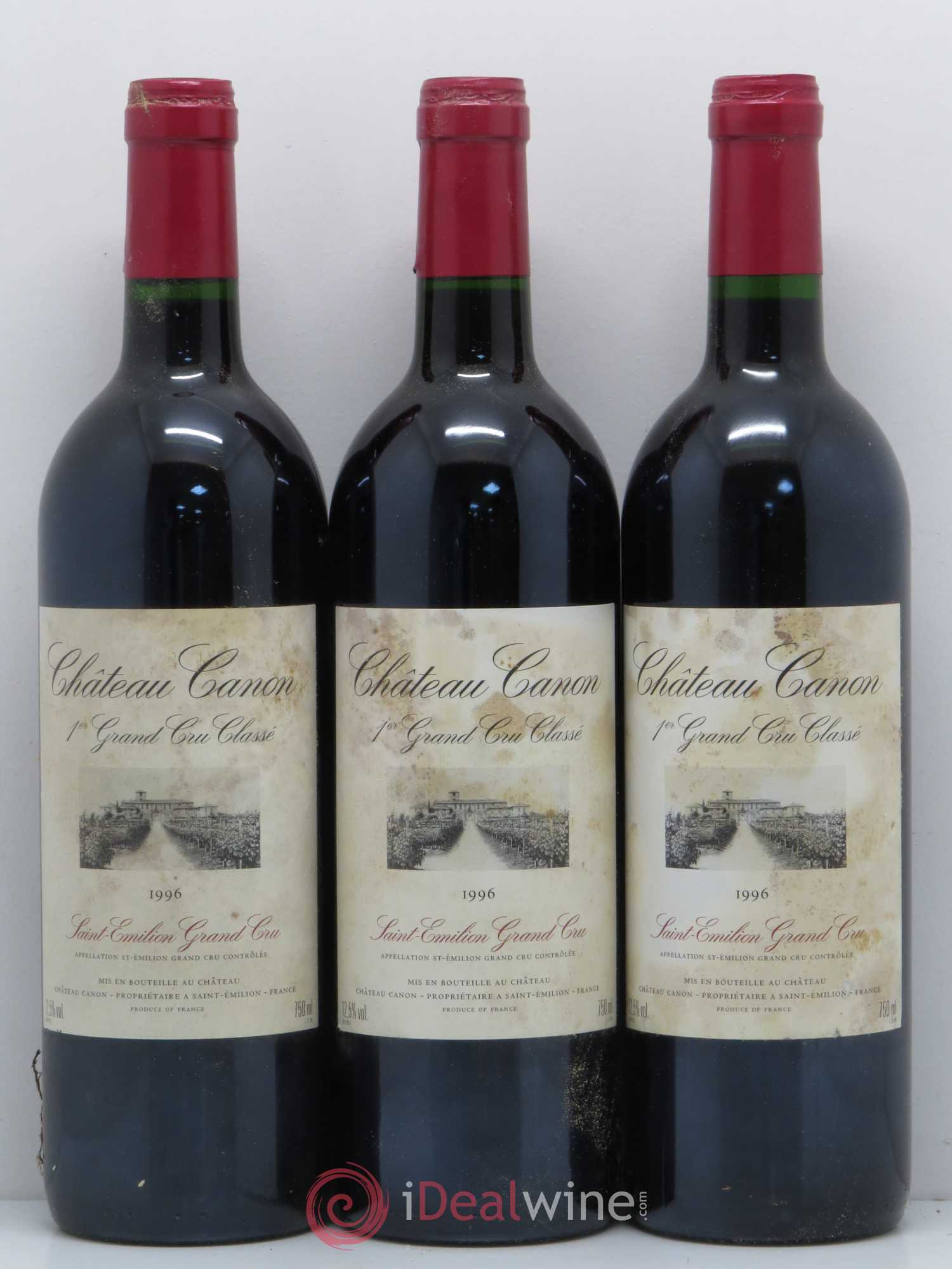 Château Canon 1er Grand Cru Classé B 1996 - Lot de 12 bouteilles - 4