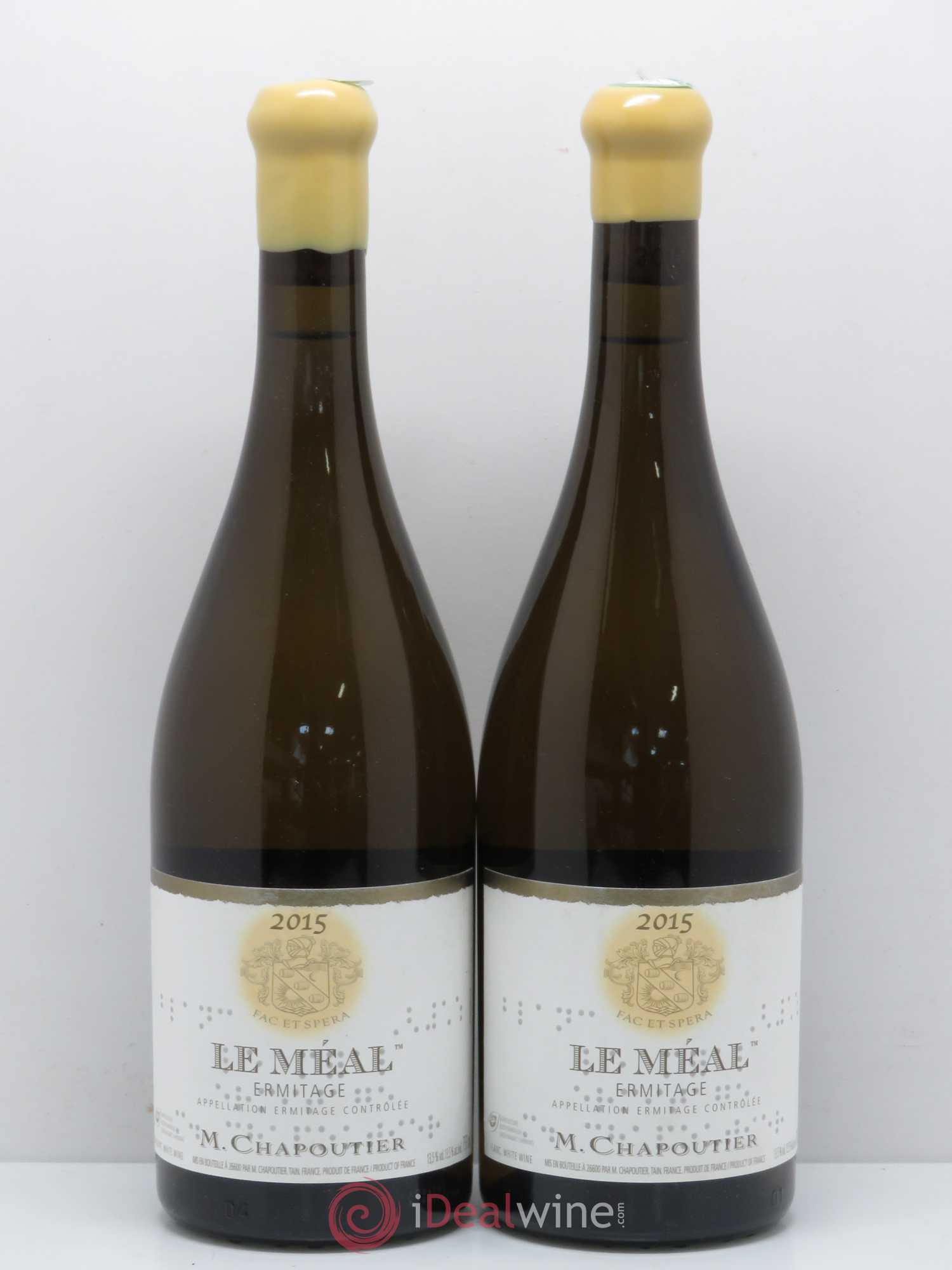 Hermitage Ermitage Le Méal Chapoutier 2015 - Lot de 2 bouteilles - 0