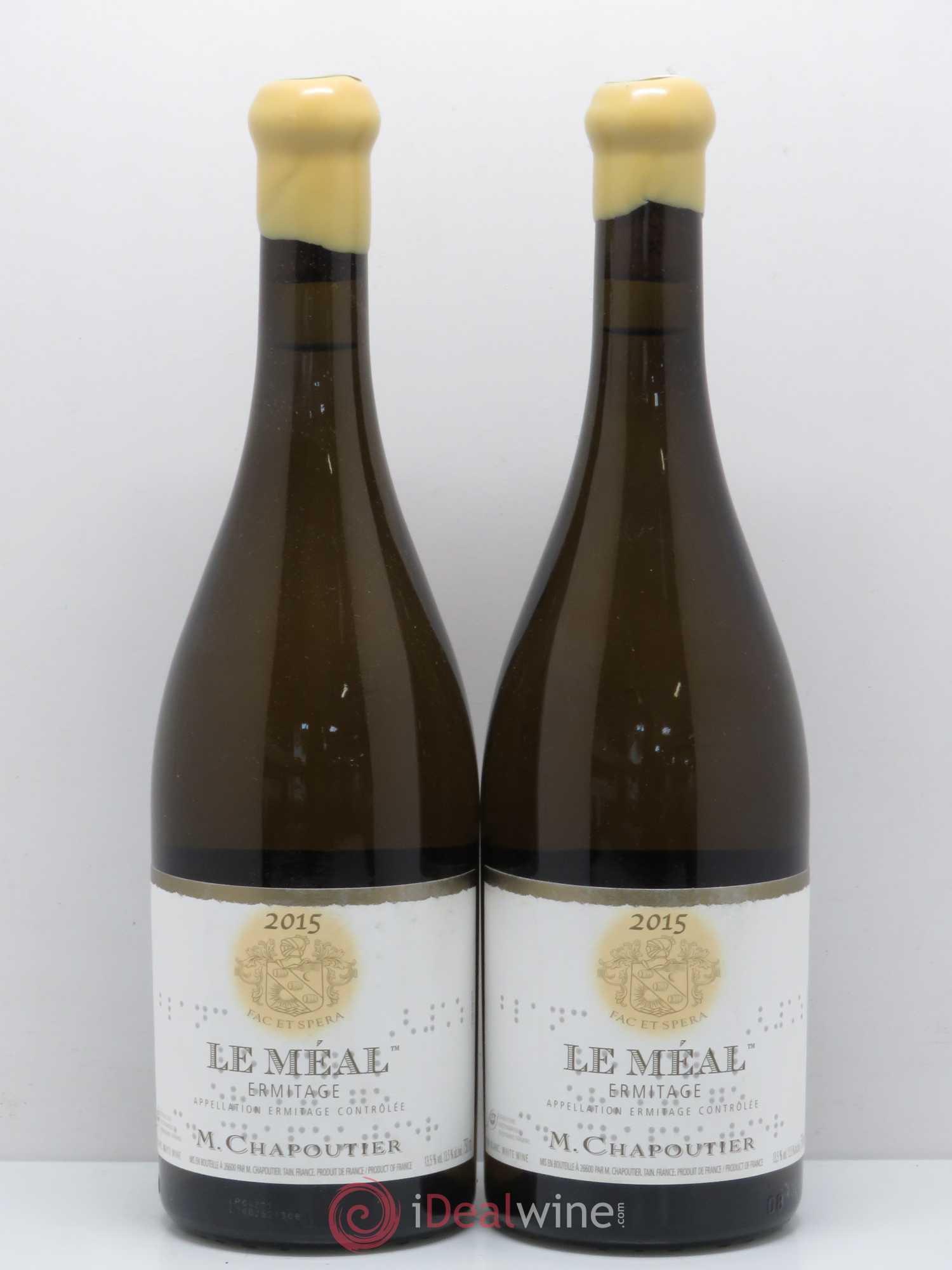 Hermitage Ermitage Le Méal Chapoutier 2015 - Lot de 2 bouteilles - 0
