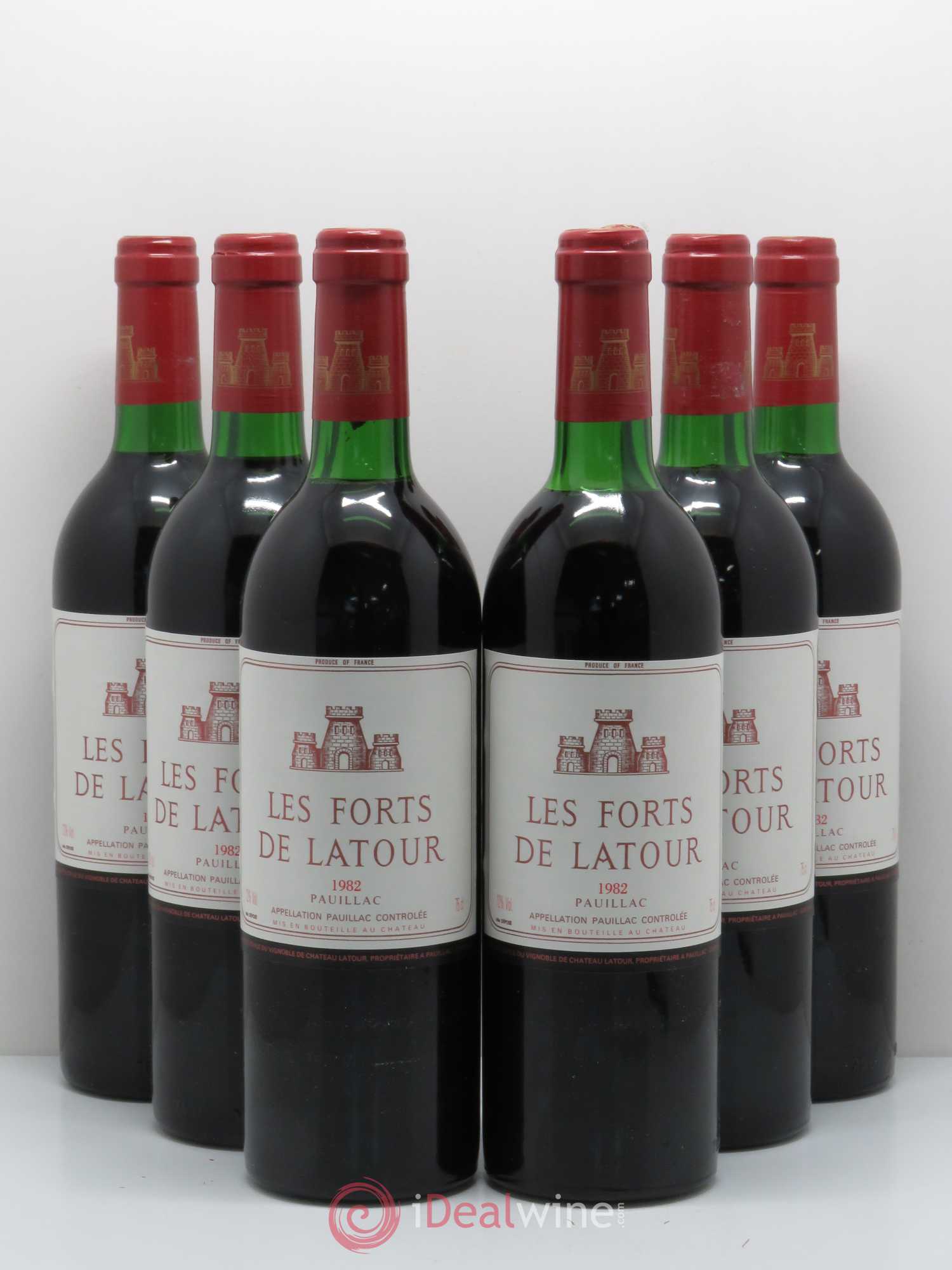 Les Forts de Latour Second Vin 1982 - Lot de 6 bouteilles - 0