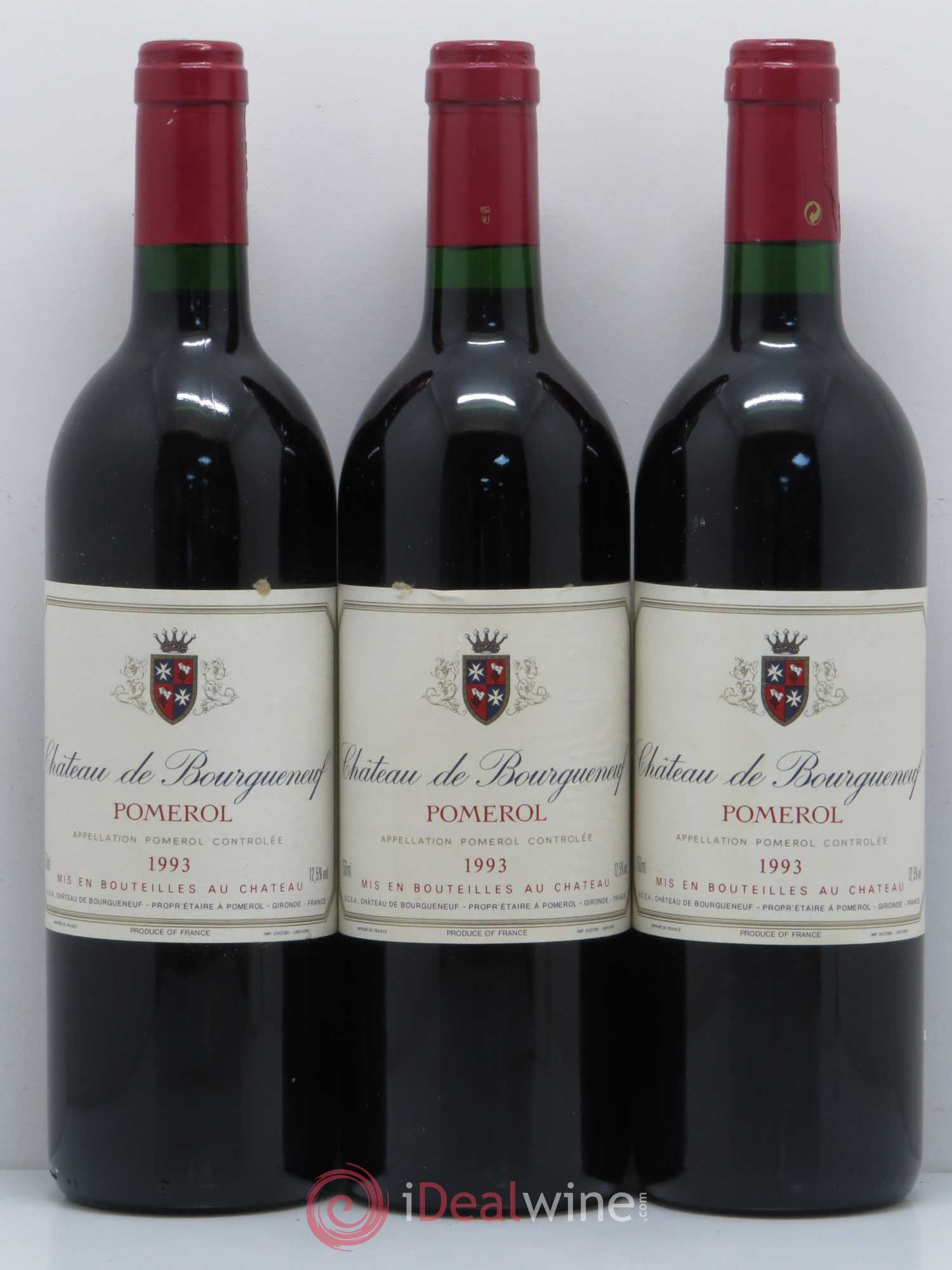 Château Bourgneuf 1993 - Lot of 6 bottles - 2