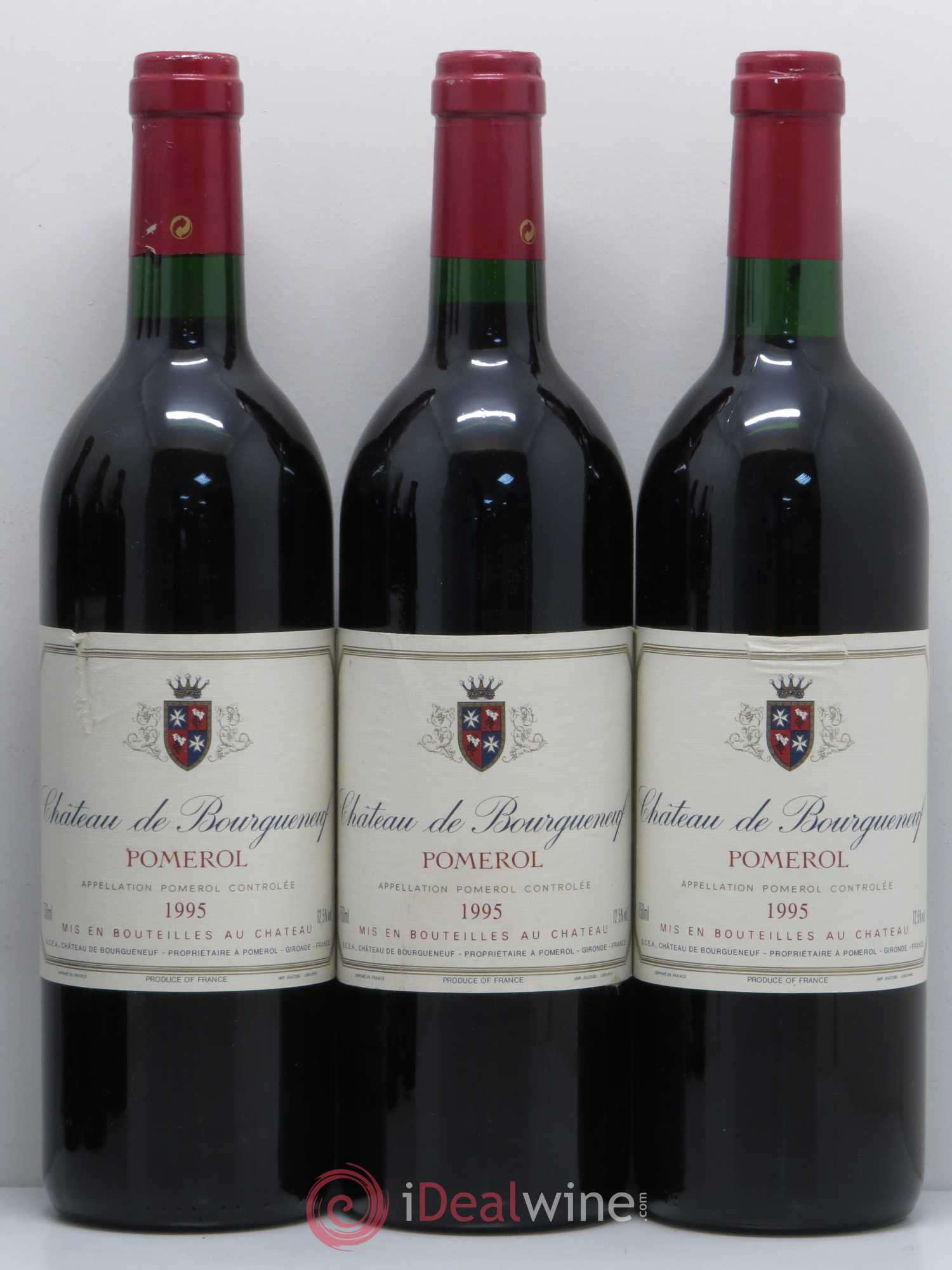 Château Bourgneuf 1995 - Lot de 6 bouteilles - 1