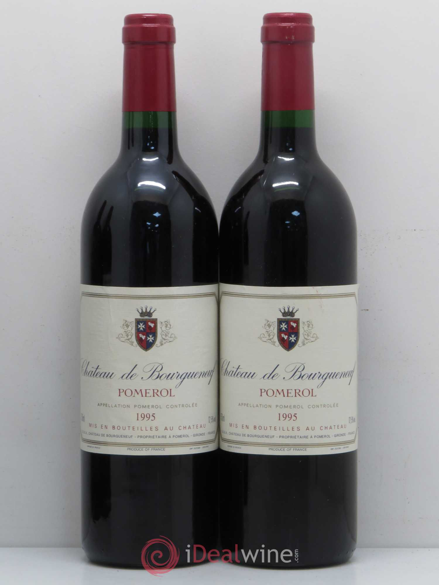 Château Bourgneuf 1995 - Lot de 4 bouteilles - 1