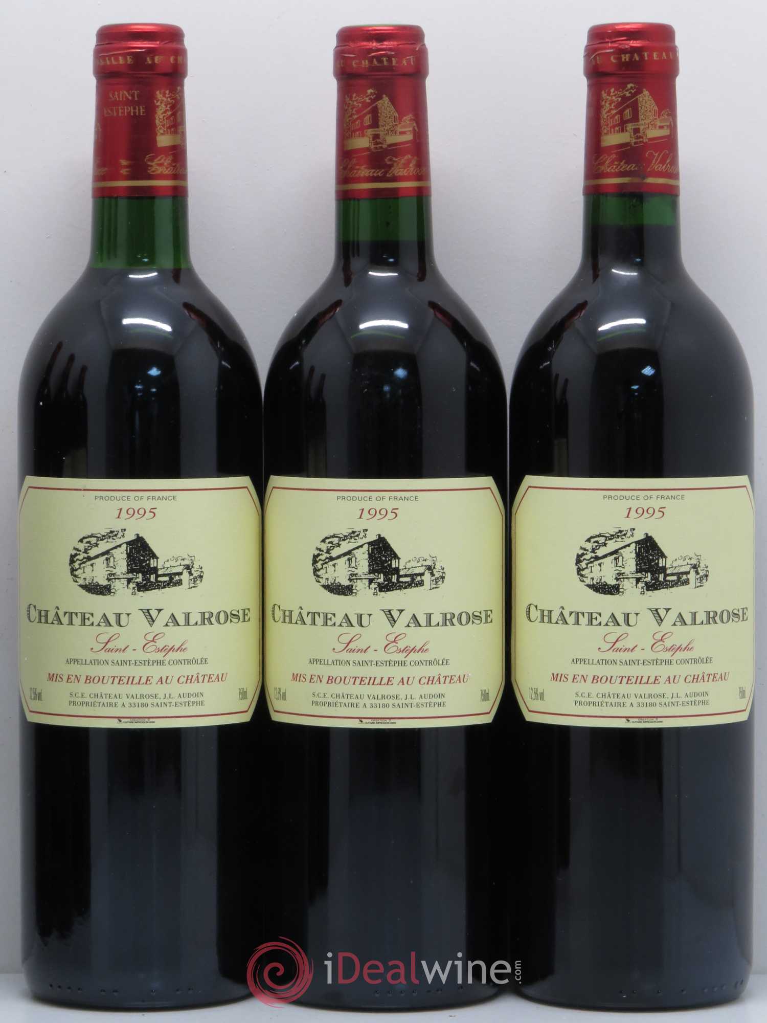 Château Valrose Cru Bourgeois (sans prix de réserve) 1995 - Lot de 6 bouteilles - 1