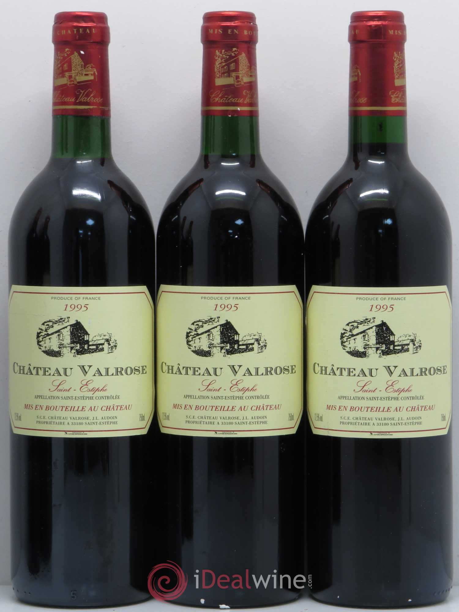 Château Valrose Cru Bourgeois 1995 - Lot de 5 bouteilles - 1