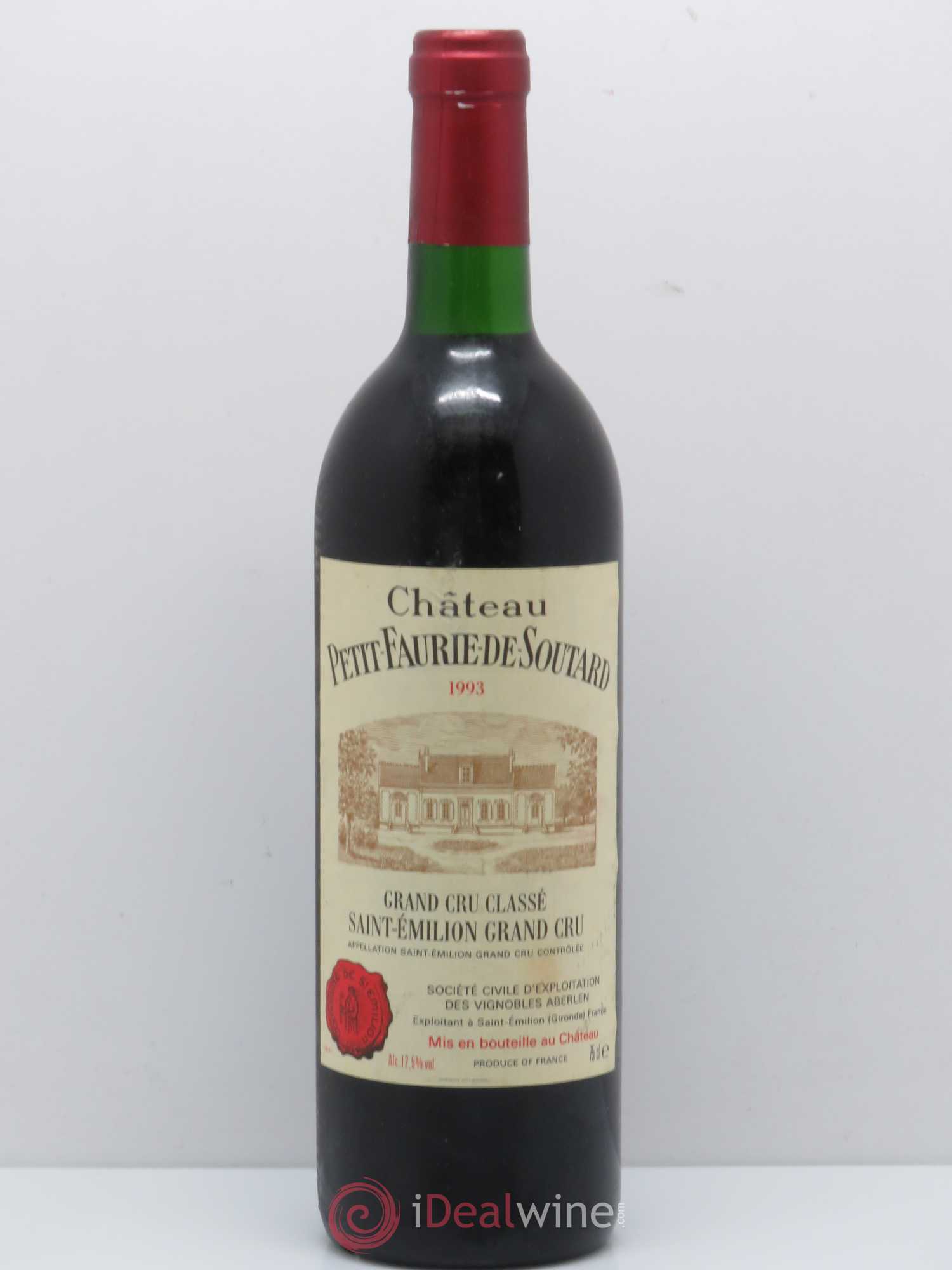 Château Petit Faurie de Soutard Grand Cru Classé 1993 - Lot de 1 bouteille - 0