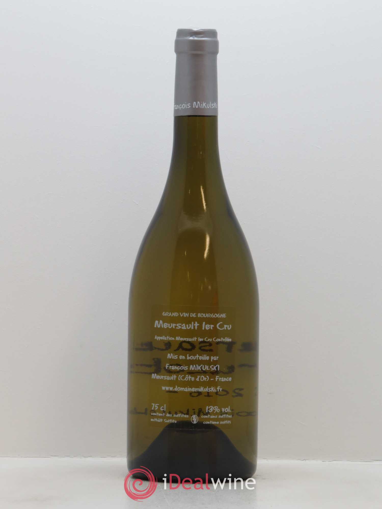 Meursault 1er Cru Poruzots François Mikulski 2016 - Lot de 1 bouteille - 1
