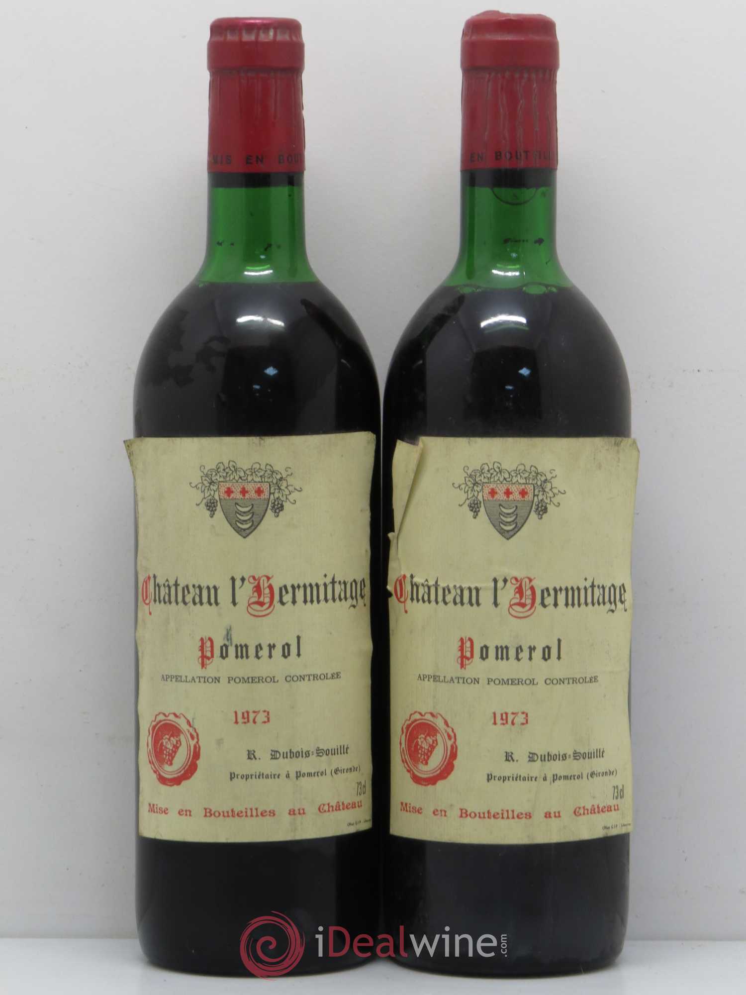Pomerol L'Hermitage 1973 - Posten von 2 Flaschen - 0