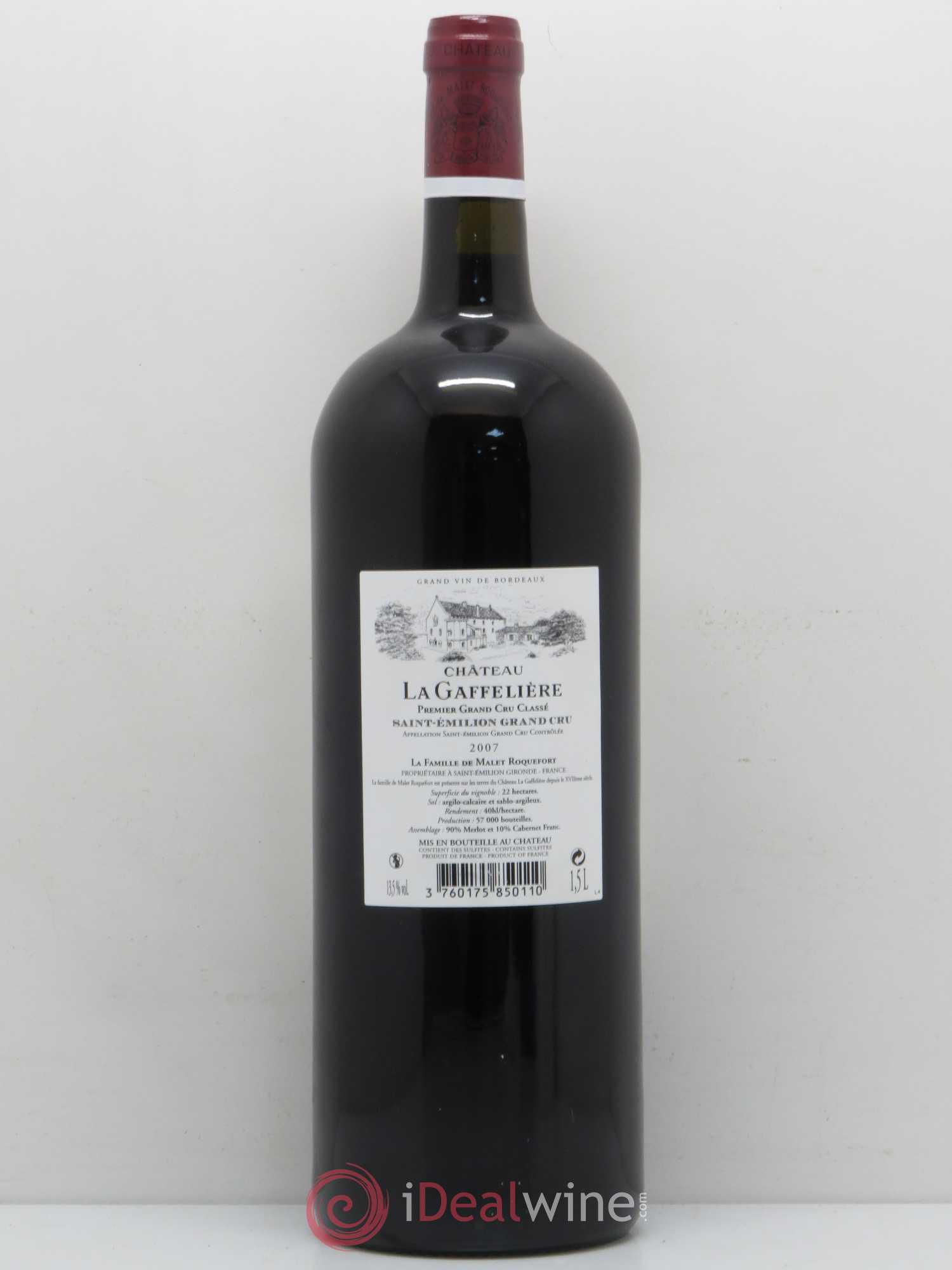 Château la Gaffelière 1er Grand Cru Classé B 2007 - Lot de 1 magnum - 1