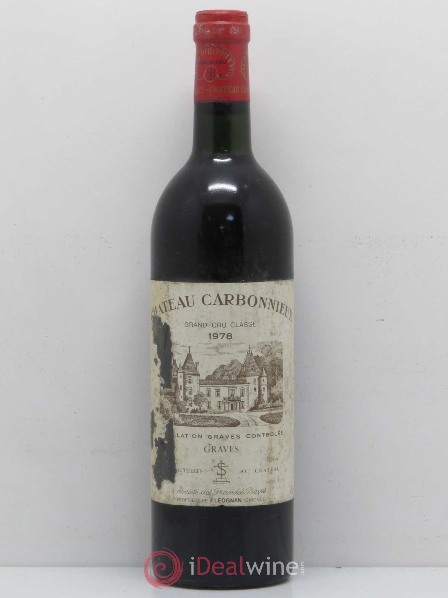 Château Carbonnieux Cru Classé de Graves 1978 - Lot de 1 bouteille - 0