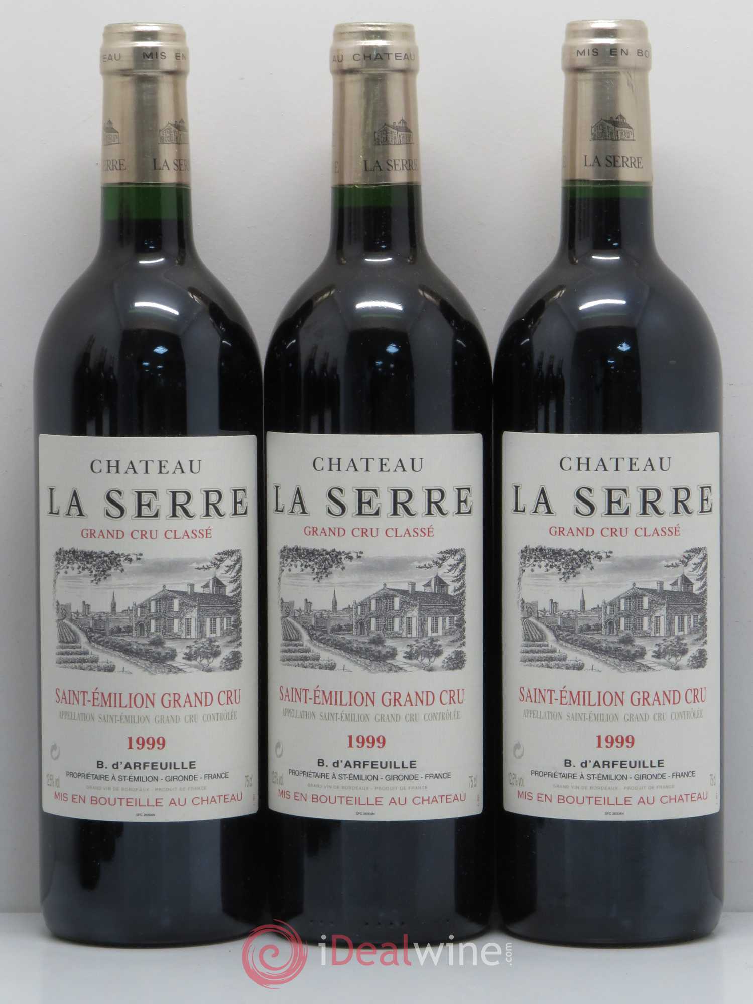 Château la Serre Grand Cru Classé 1999 - Lot de 12 bouteilles - 2