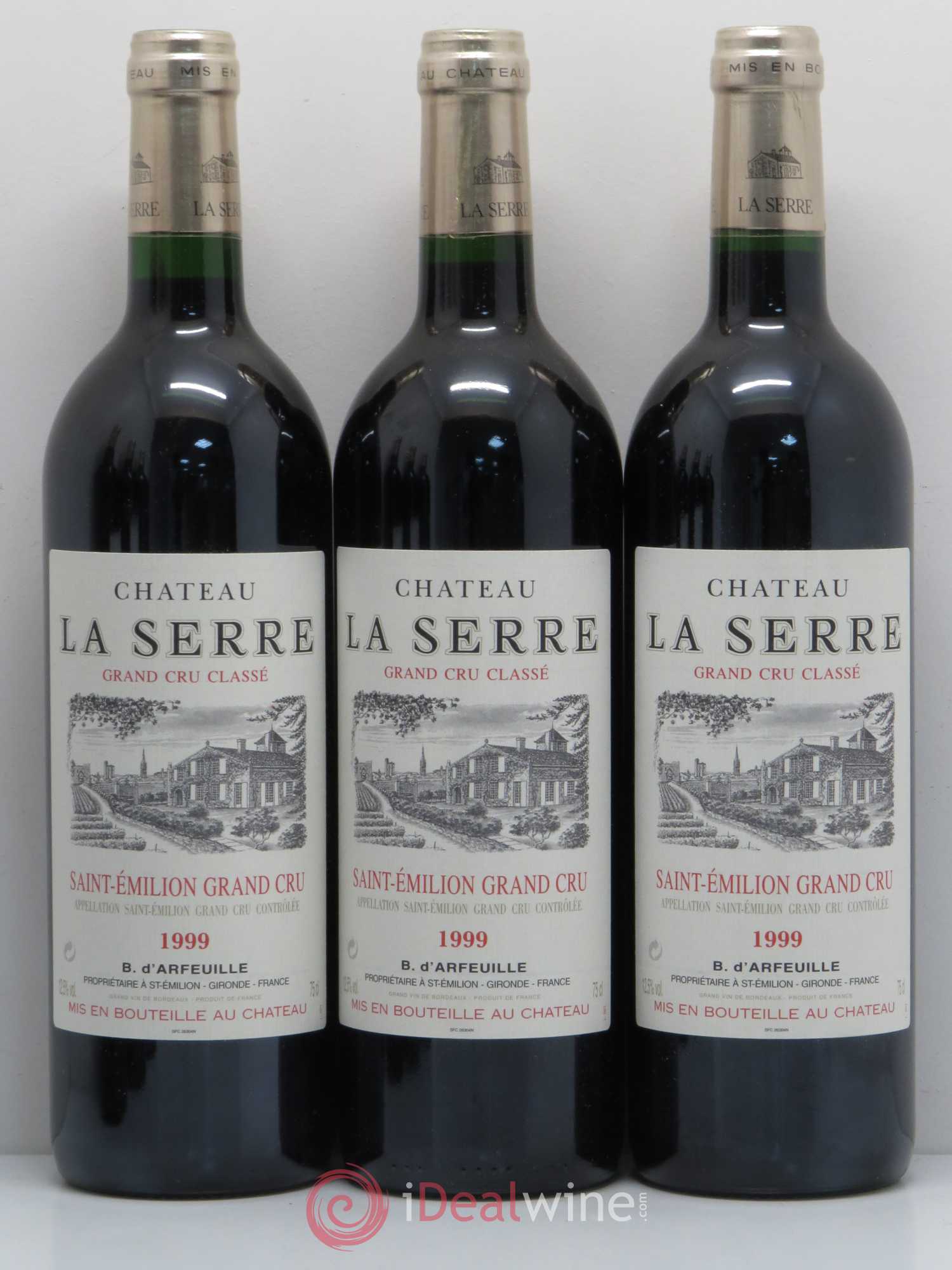 Château la Serre Grand Cru Classé 1999 - Lot de 12 bouteilles - 3