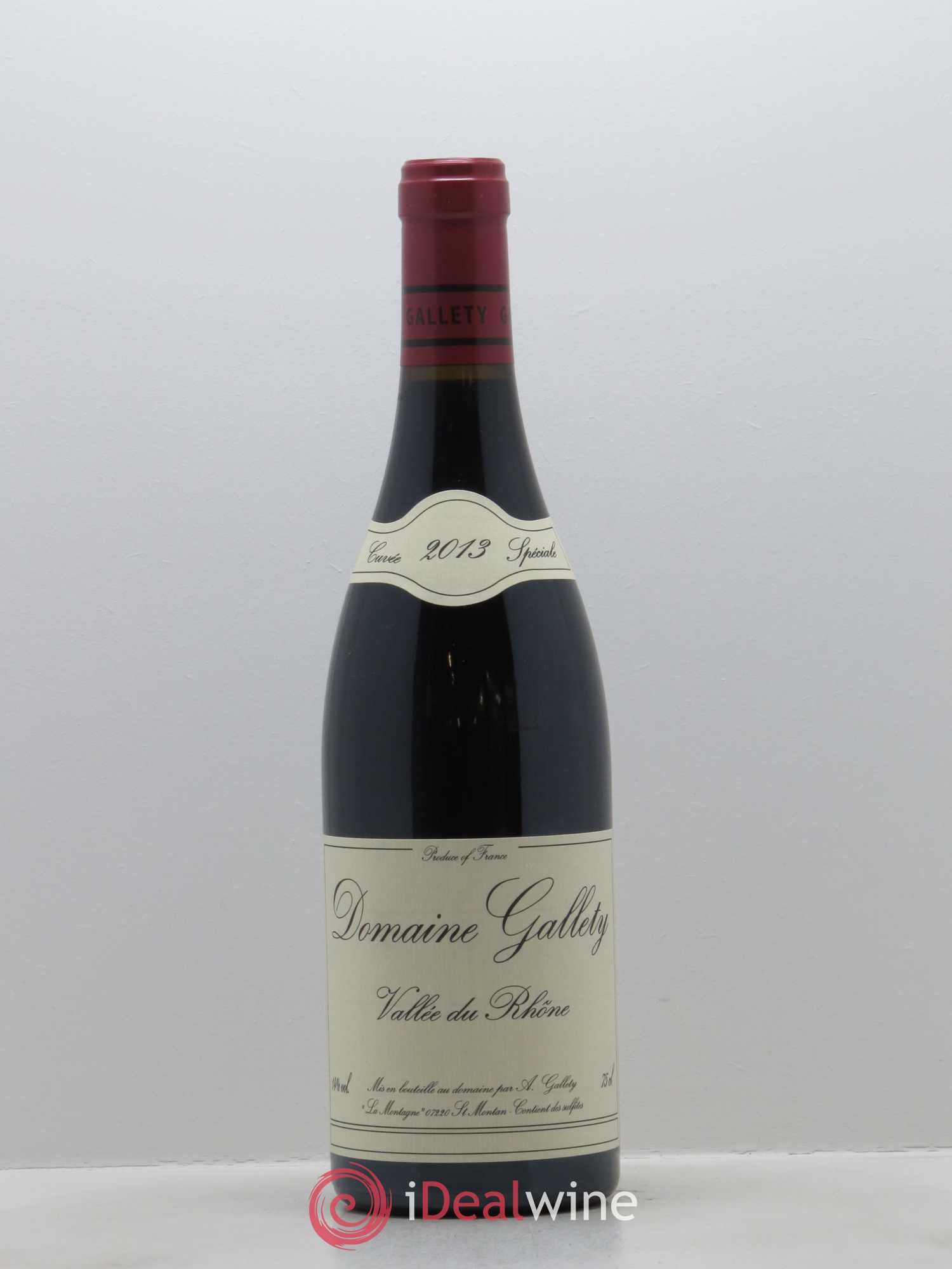 Côtes du Vivarais Gallety (Domaine) 2013 - Lot de 1 bouteille - 0