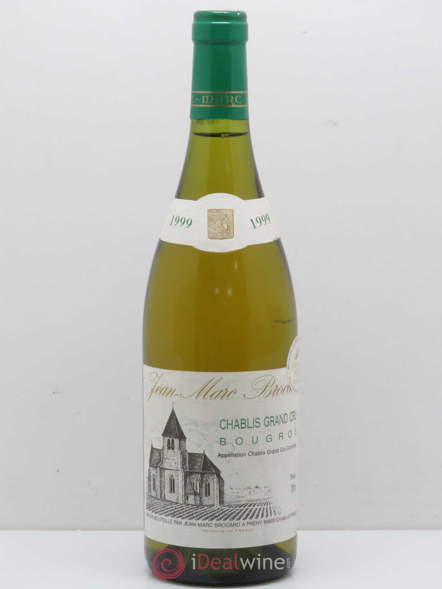 Chablis Grand Cru Domaine Bougros 1999 - Posten von 1 Flasche - 0