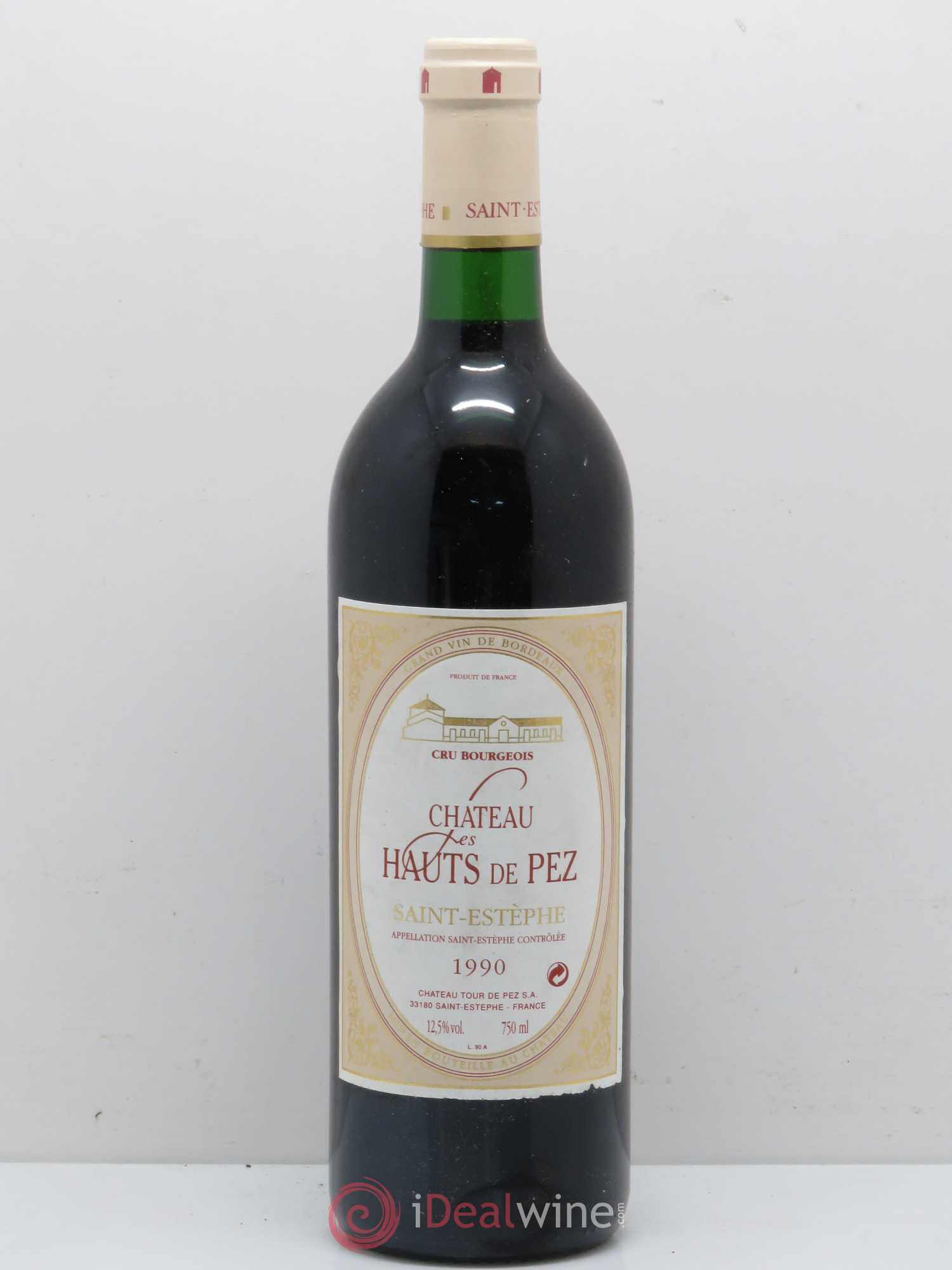 Saint-Estèphe Château Haut de Pez 1990 - Posten von 1 Flasche - 0