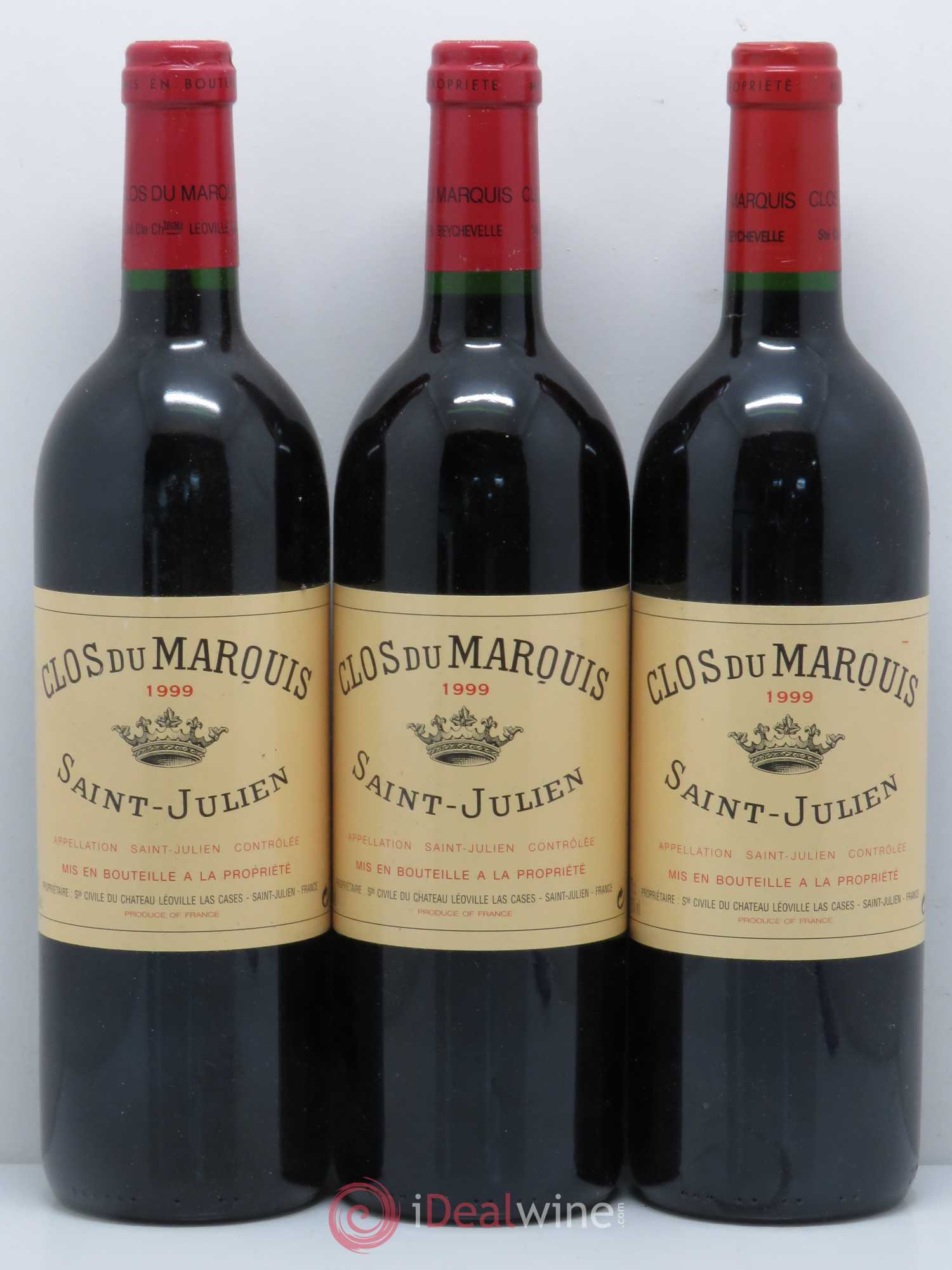 Clos du Marquis 1999 - Lot de 3 bouteilles - 0