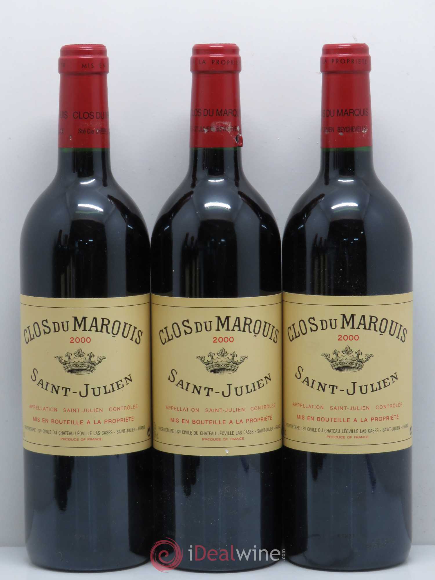 Clos du Marquis 2000 - Lot de 6 bouteilles - 1