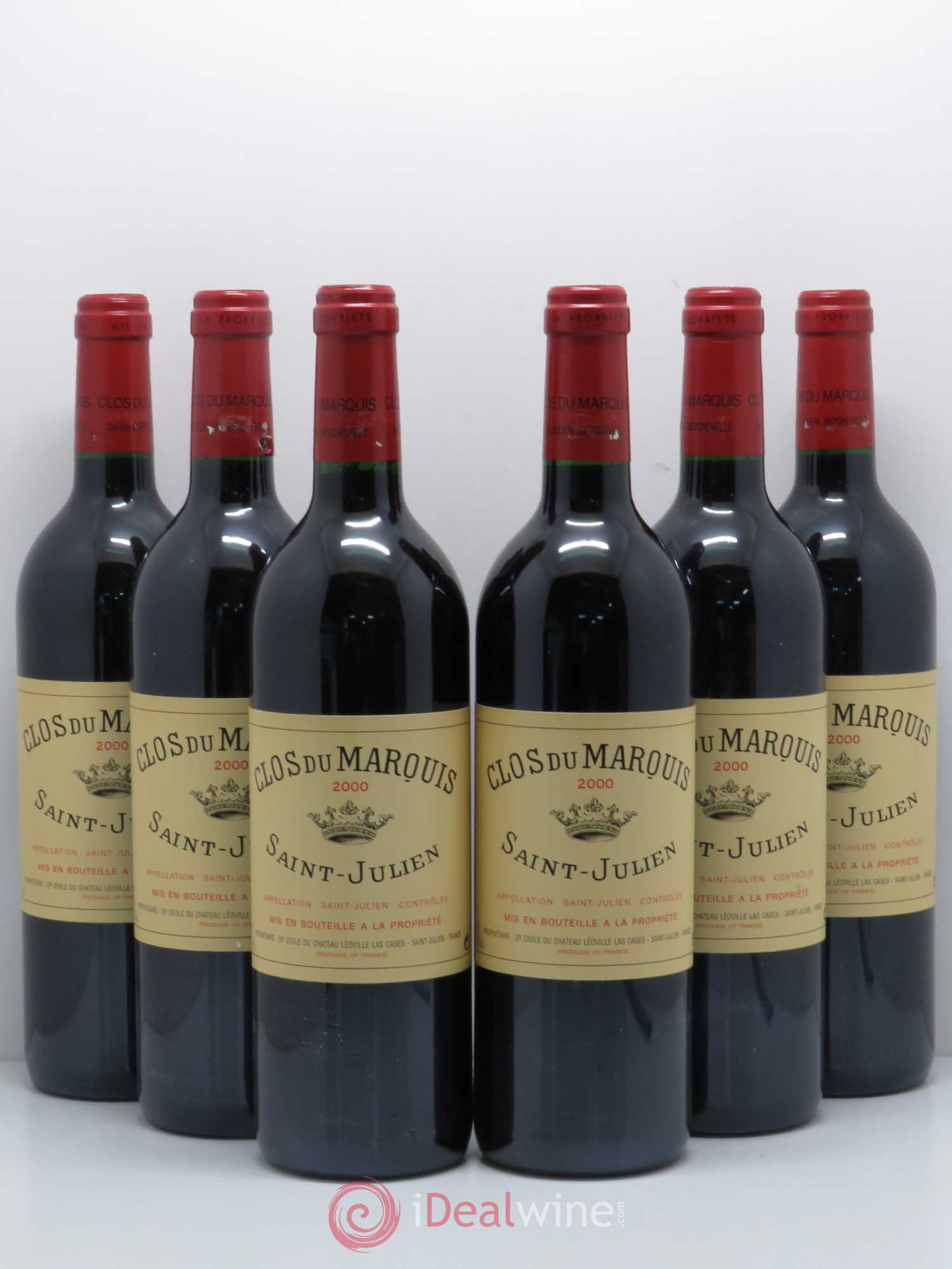 Clos du Marquis 2000 - Lot de 6 bouteilles - 0