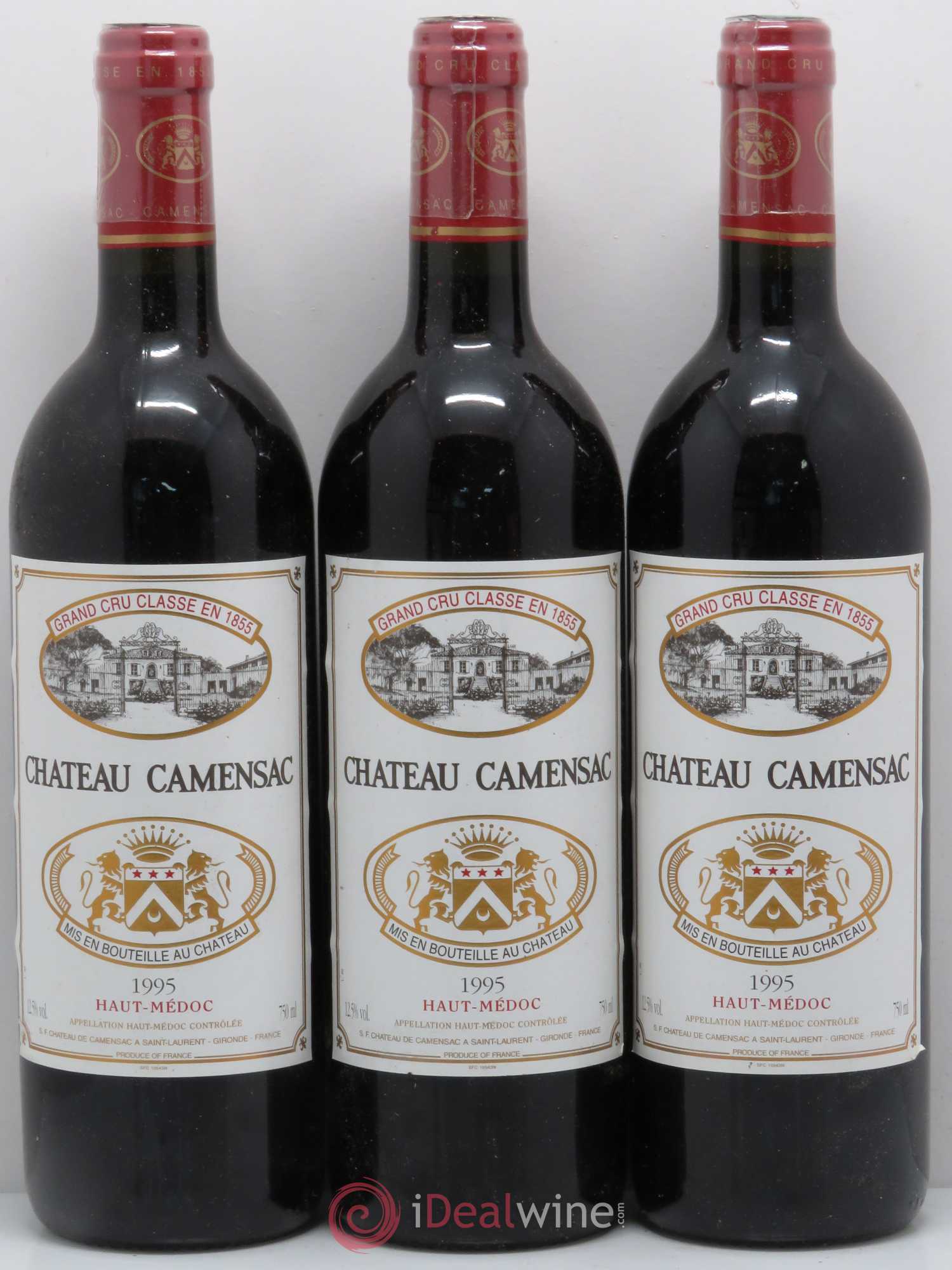 Château Camensac 5ème Grand Cru Classé 1995 - Lot de 6 bouteilles - 2