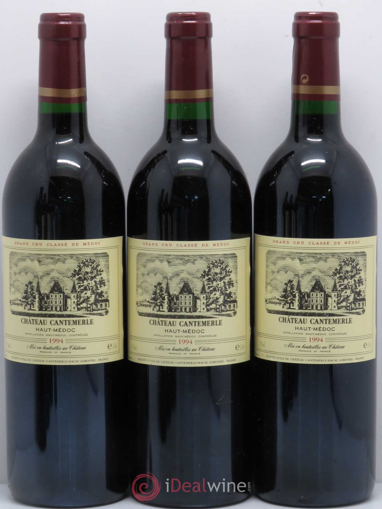 Château Cantemerle 5ème Grand Cru Classé 1994 - Lot de 6 bouteilles - 1