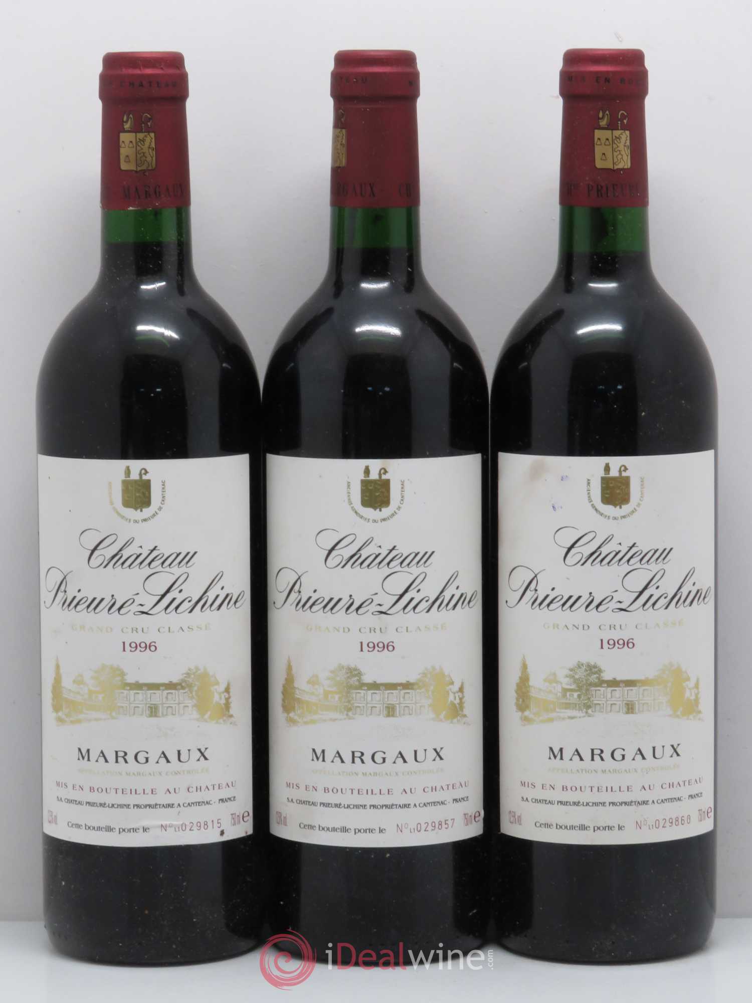 Château Prieuré Lichine 4ème Grand Cru Classé 1996 - Lot de 6 bouteilles - 2