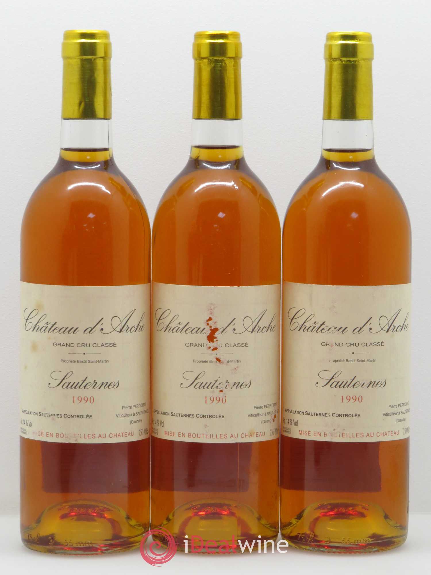 Château d' Arche 2ème Grand Cru Classé 1990 - Lotto di 6 bottiglie - 1