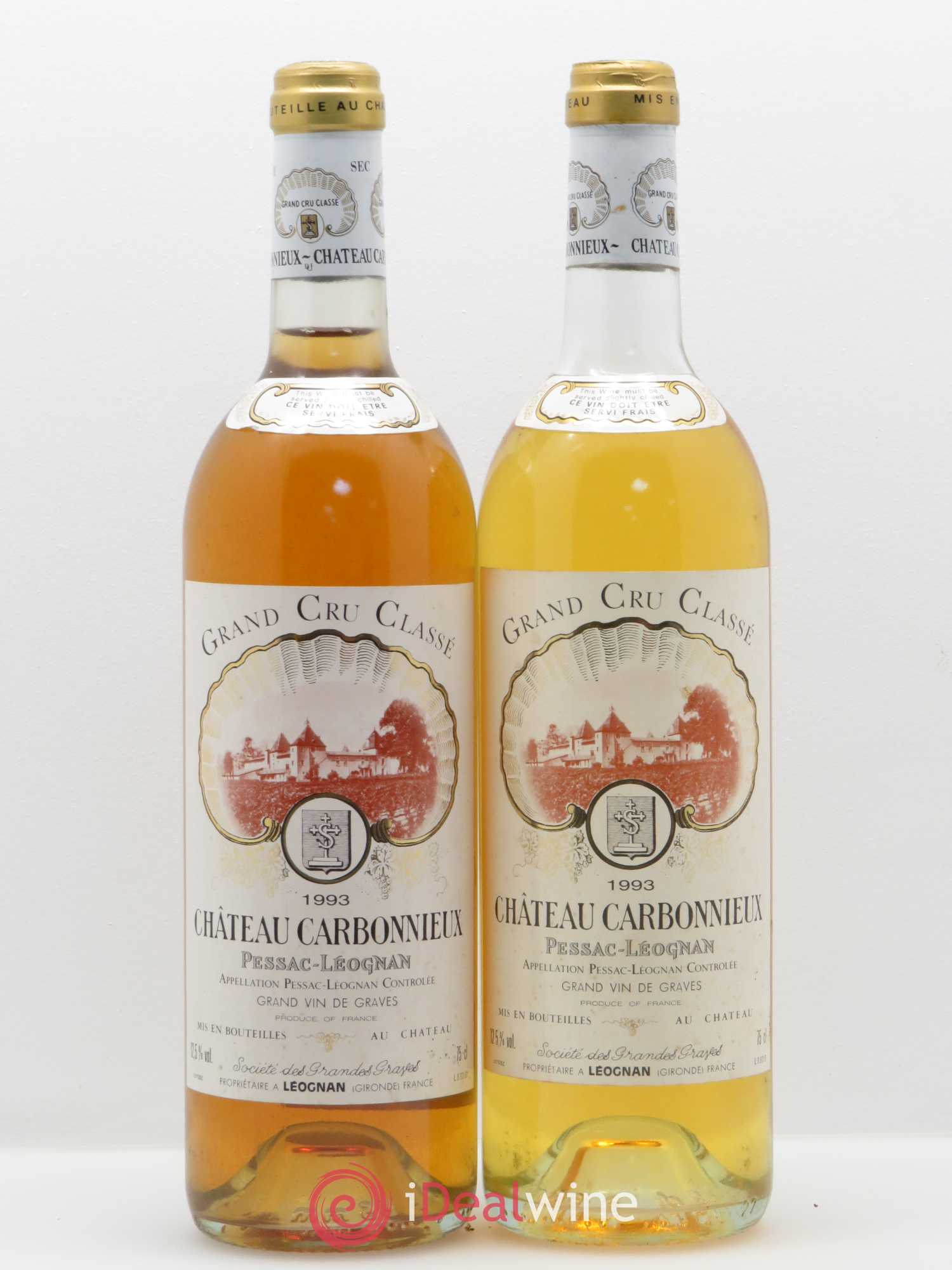 Château Carbonnieux Cru Classé de Graves 1993 - Lot de 5 bouteilles - 2