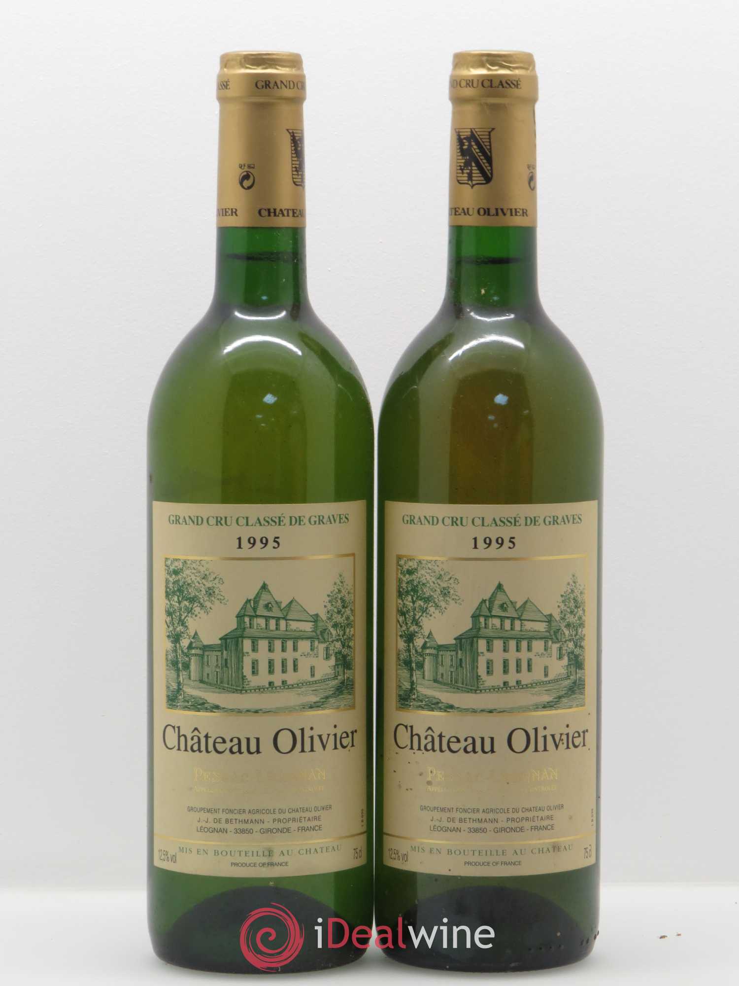 Château Olivier Cru Classé de Graves 1995 - Lot de 5 bouteilles - 2