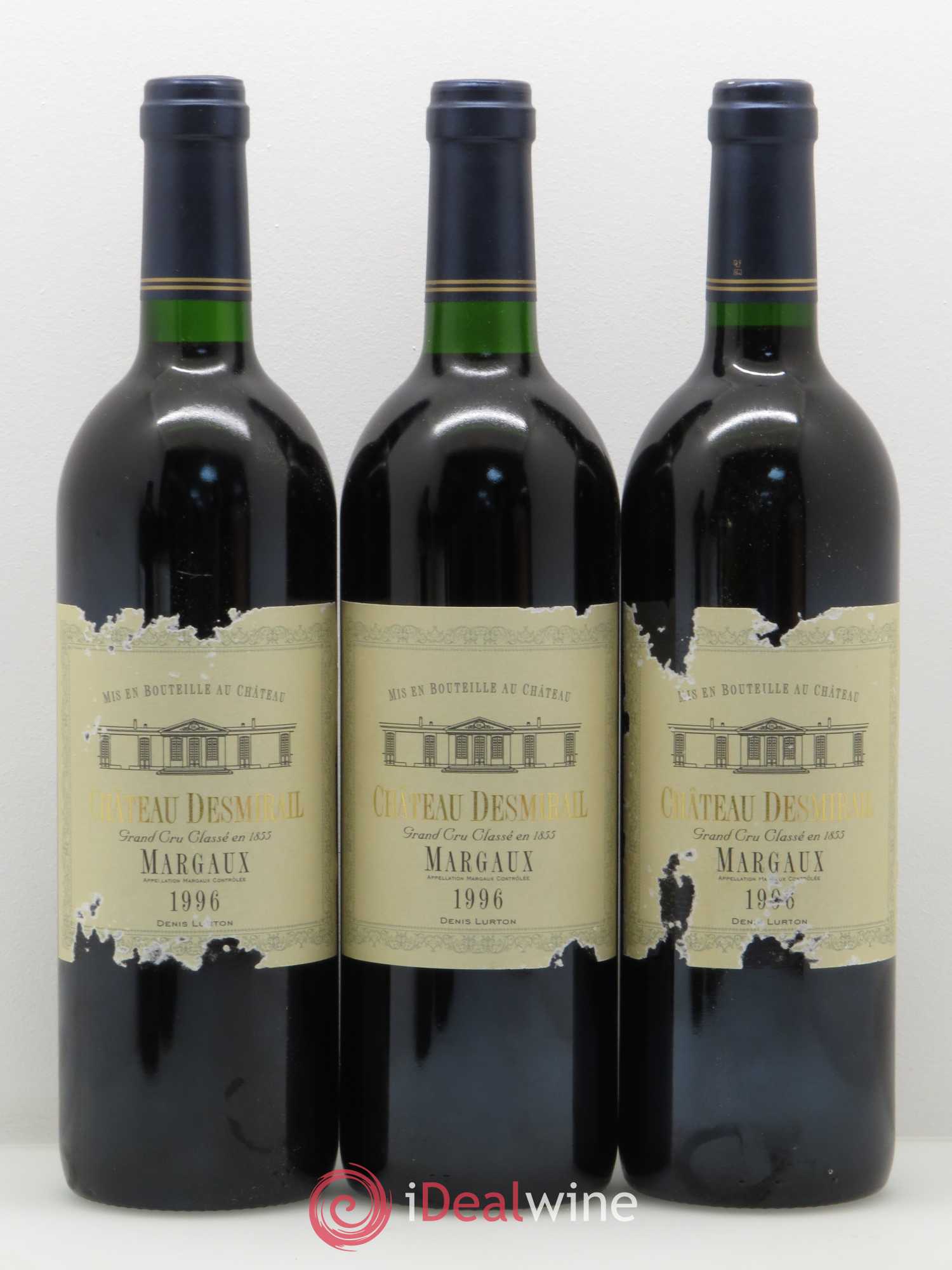 Château Desmirail 3ème Grand Cru Classé 1996 - Lot de 6 bouteilles - 1
