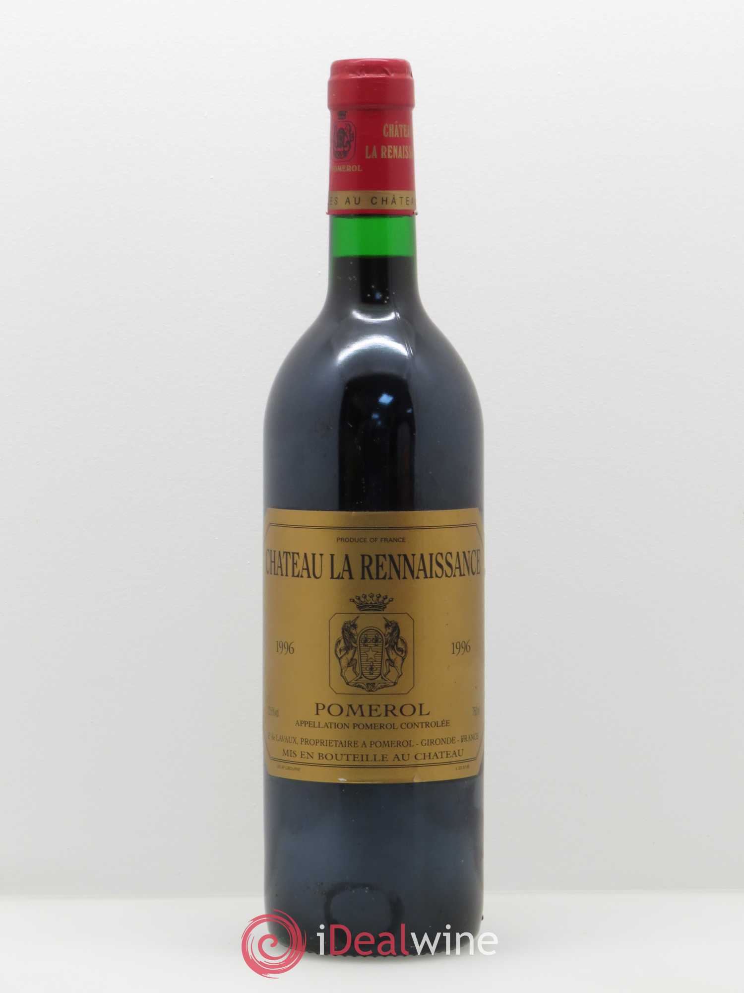 Château la Renaissance 1996 - Lot de 1 bouteille - 0