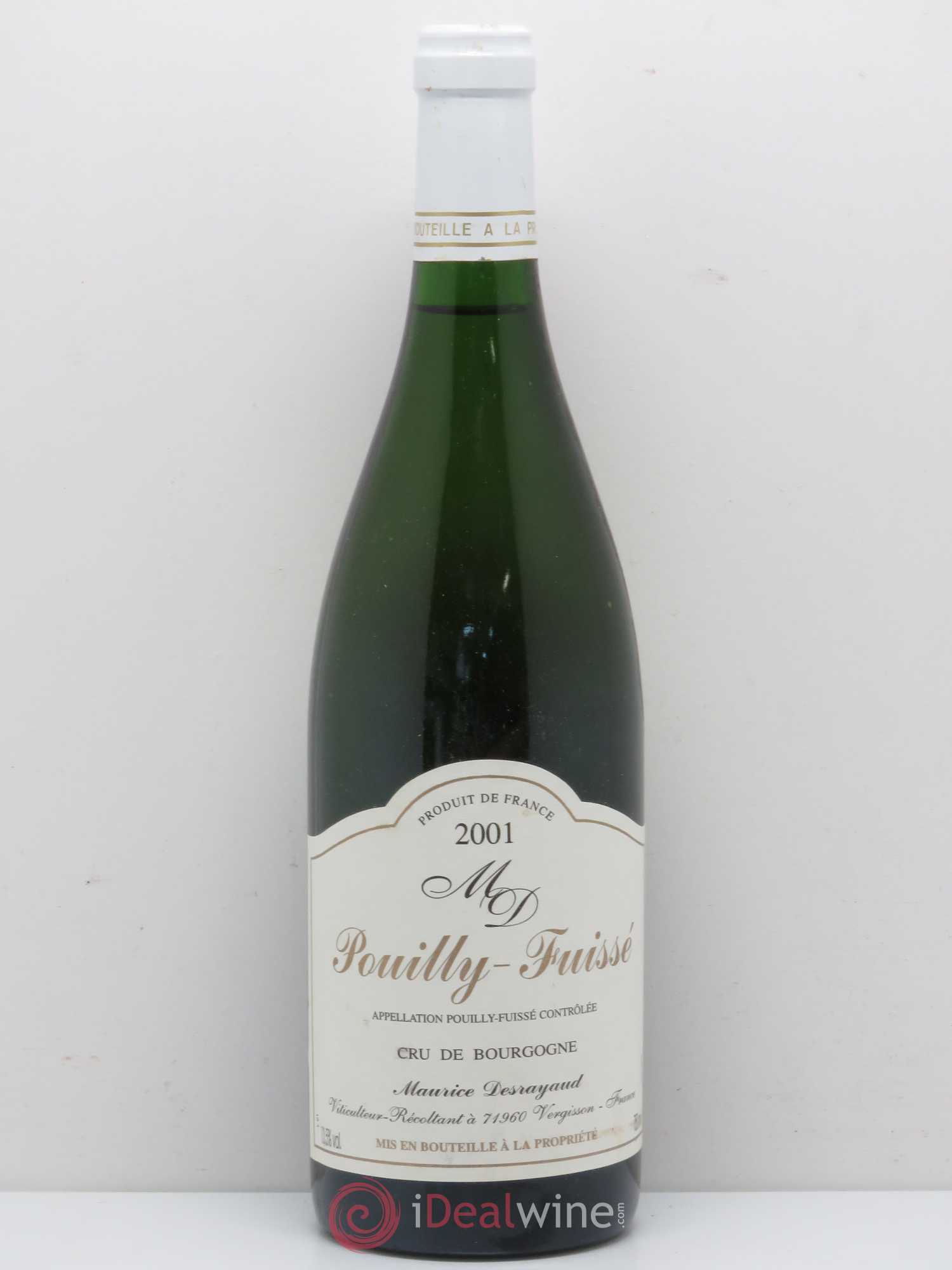 Pouilly-Fuissé 2001 - Lot de 1 bouteille - 0