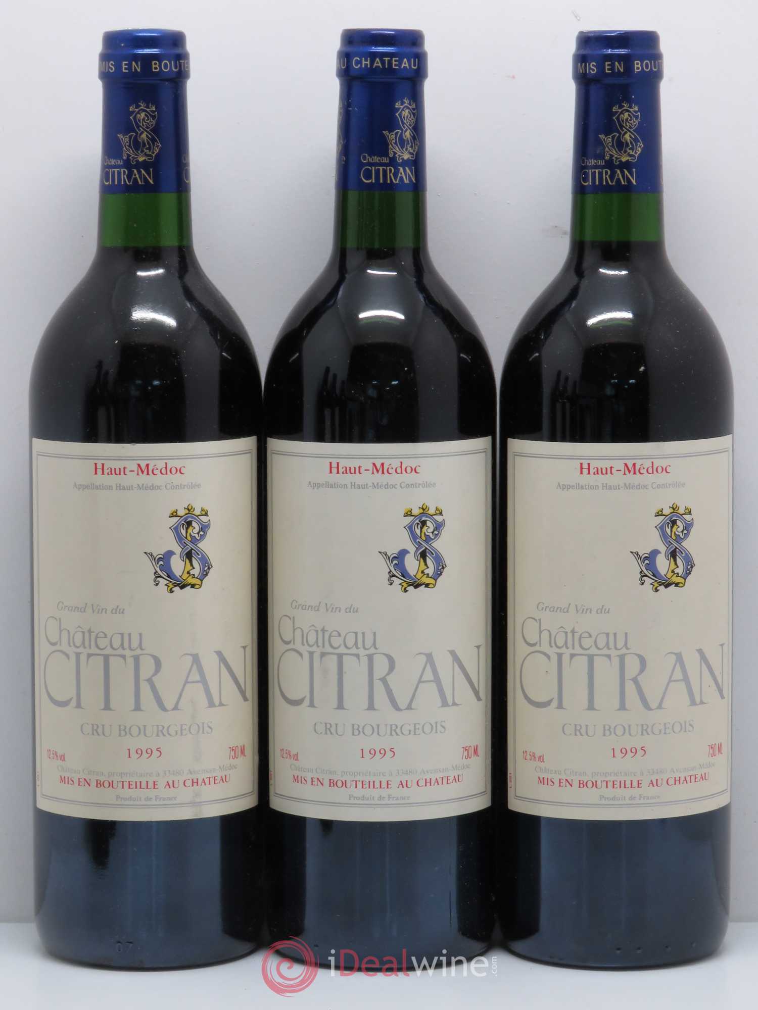 Château Citran Cru Bourgeois 1995 - Lot de 6 bouteilles - 2