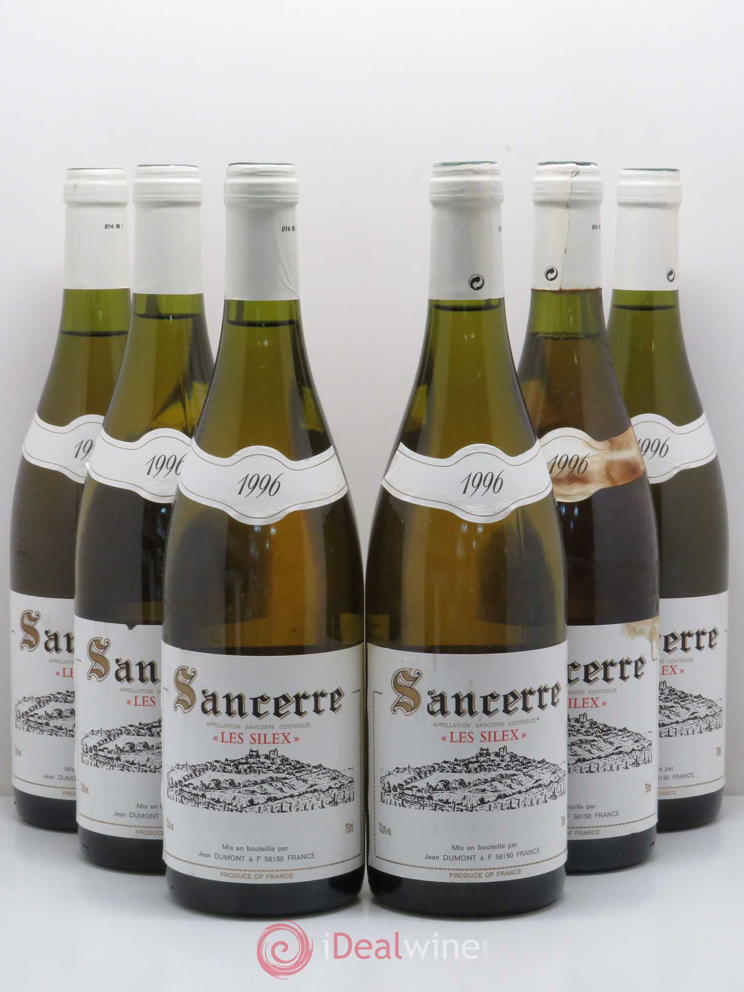 Sancerre Les Silex - Jean Dumont 1996 - Posten von 6 Flaschen - 0