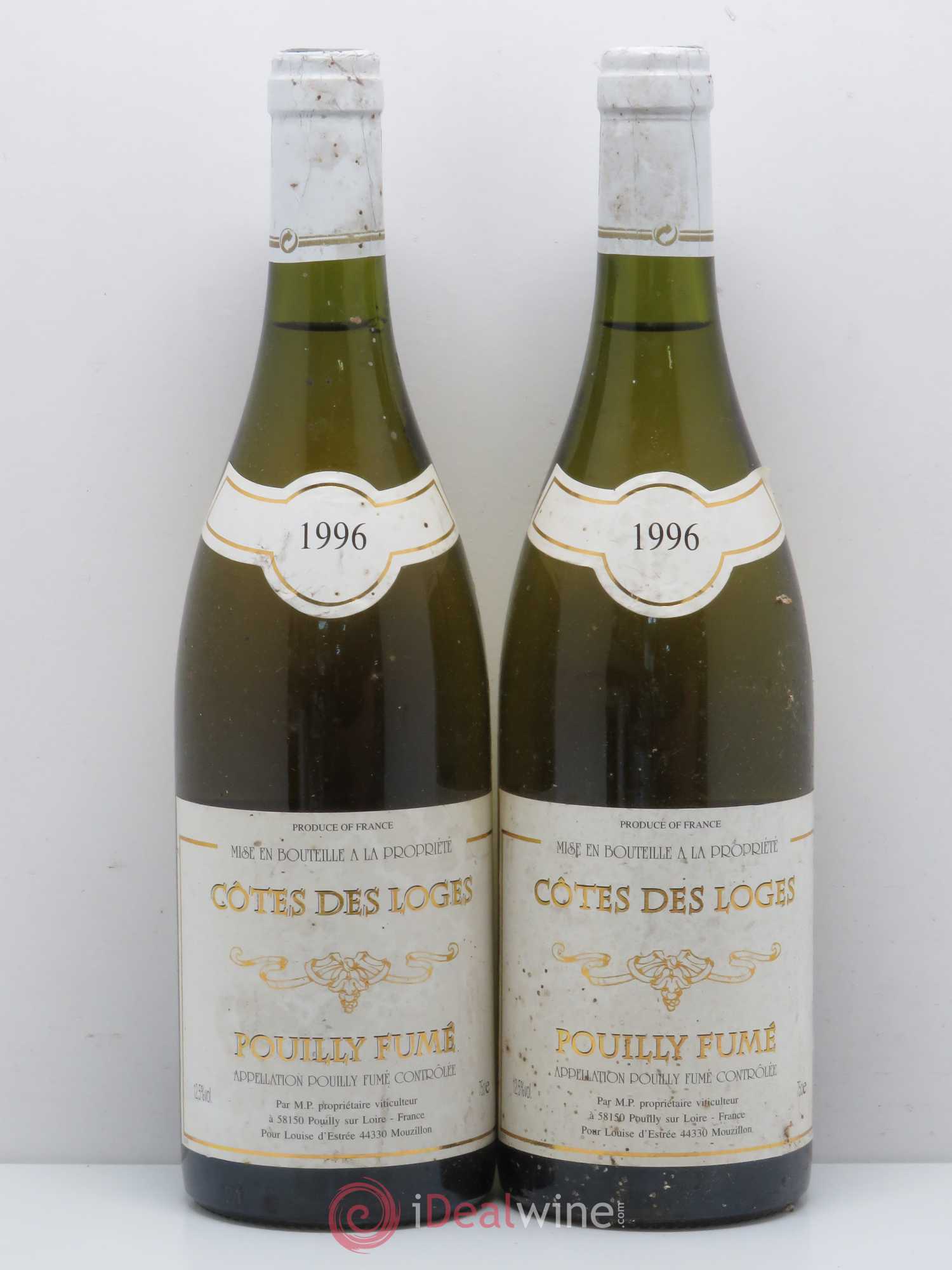 Pouilly-Fumé Cotes Des Loges 1996 - Lot de 5 bouteilles - 2